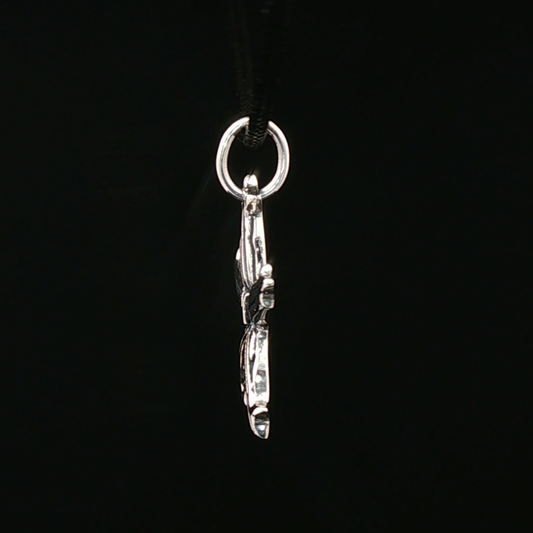 Kingdom Hearts Wayfinder Charm Pendant in Sterling Silver - Le Dragon Argenté