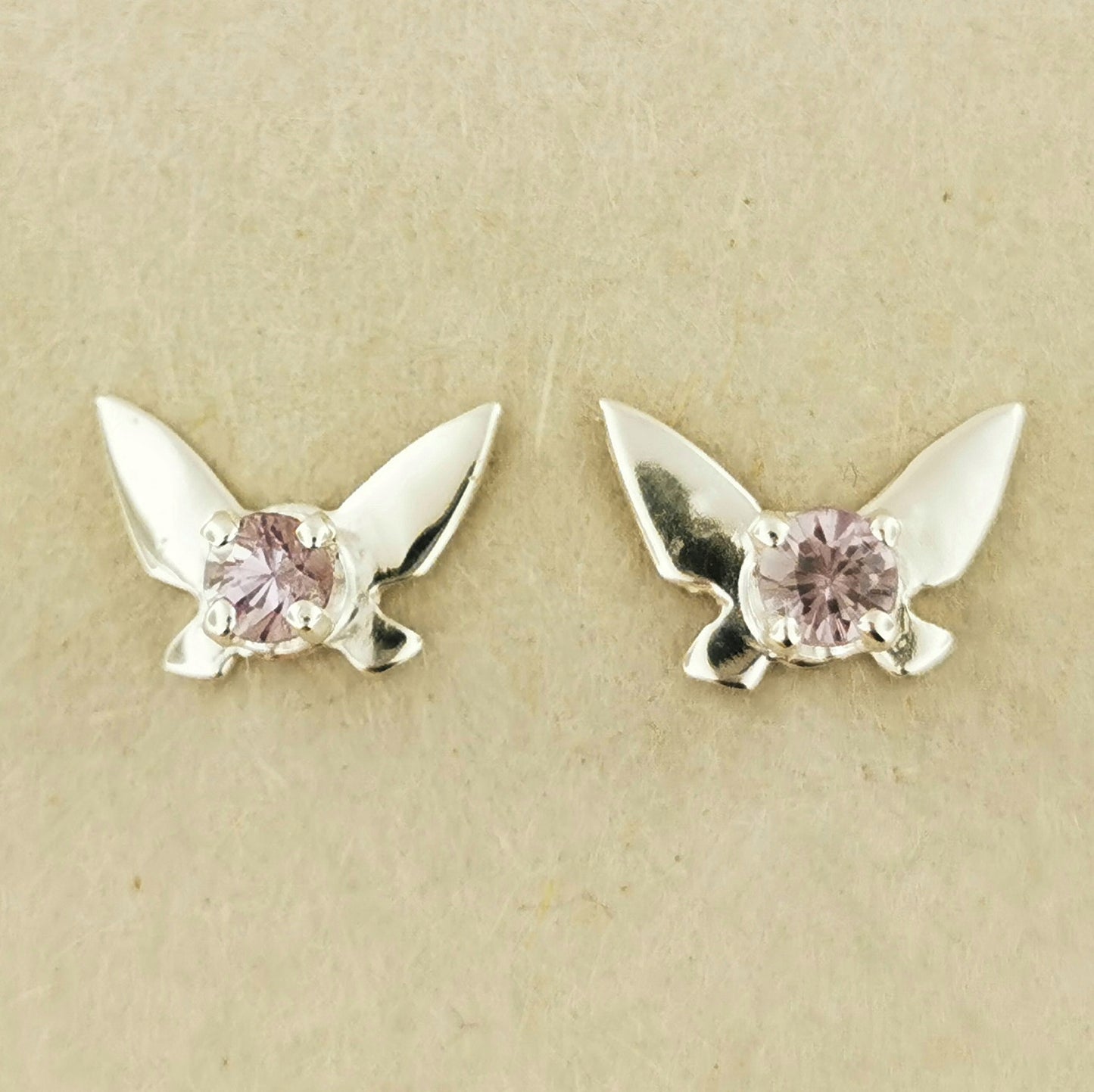 Legend of Zelda Navi Fairy Earrings in Sterling Silver with June CZ - Le Dragon Argenté - Bestseller - birthstone earrings - fairy earrings