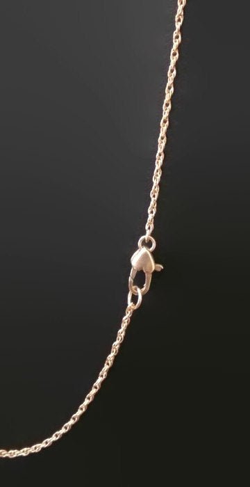 Antique Bronze 1.8mm Rope Chain made to order - Le Dragon Argenté