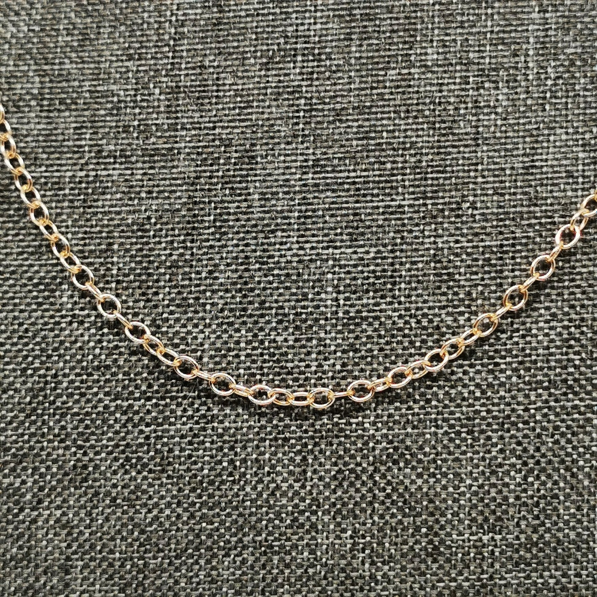 Antique Bronze 3mm Oval Cable Chain Made to Order - Le Dragon Argenté