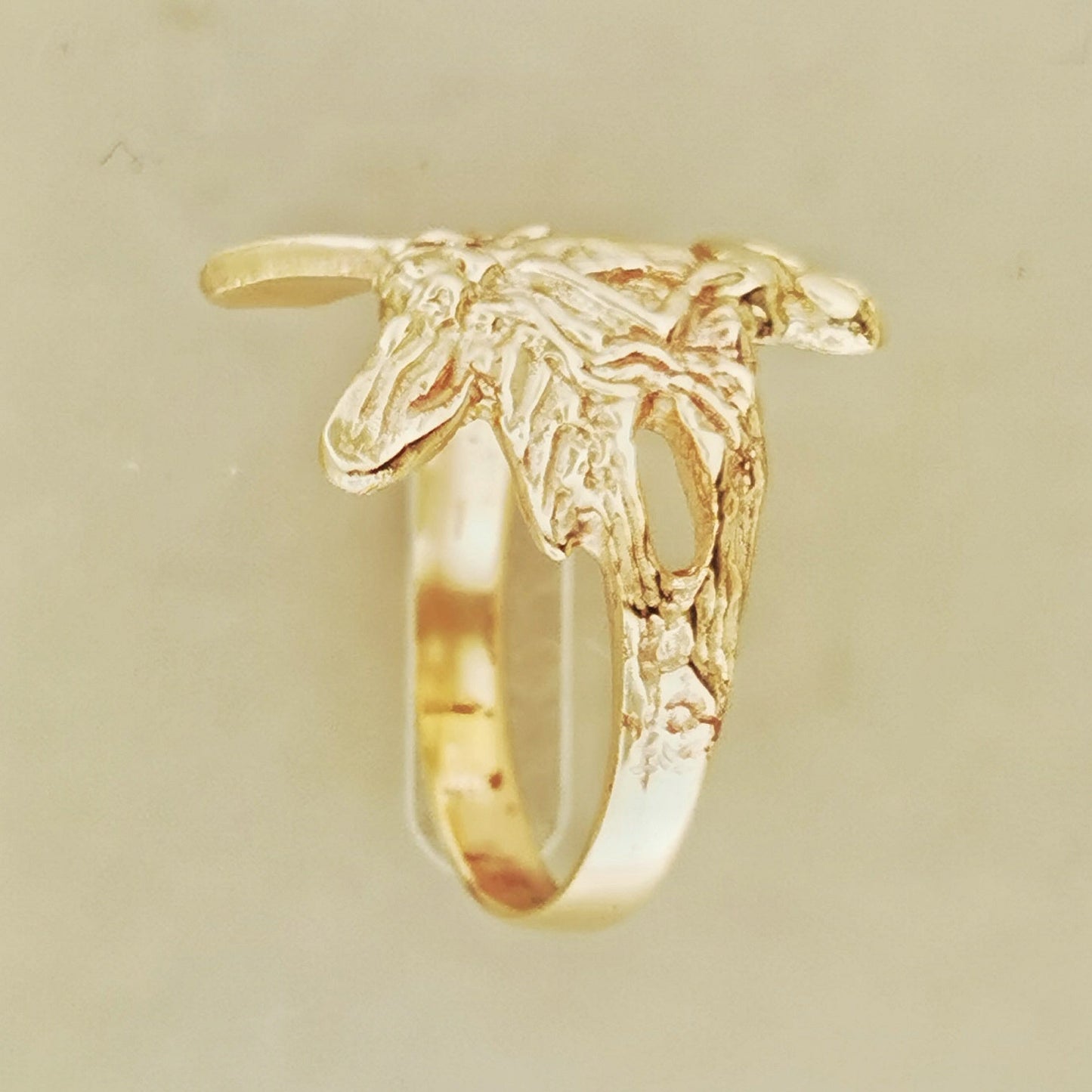 Art Nouveau Fairy Ring in Sterling Silver or Antique Bronze - Le Dragon Argenté