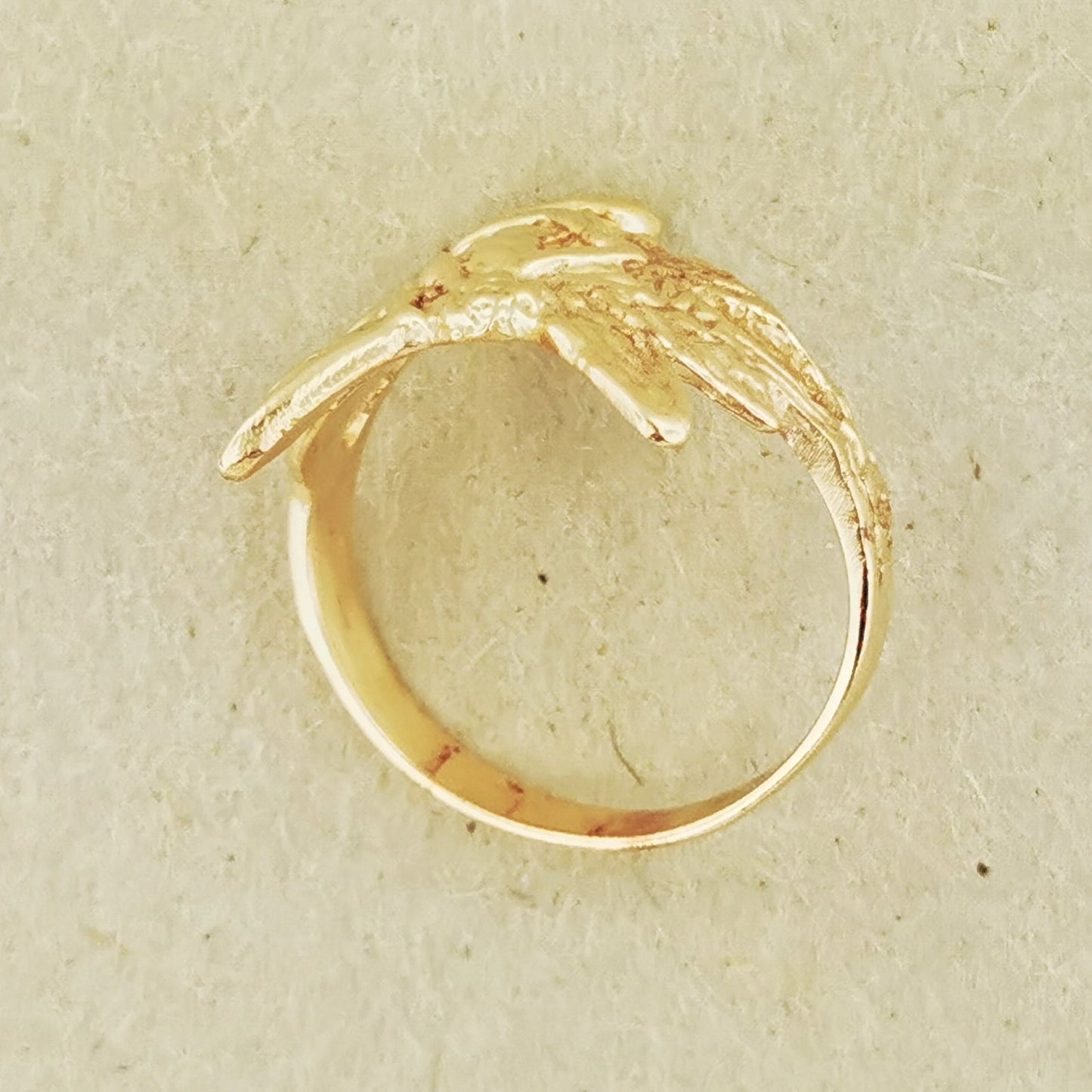Art Nouveau Fairy Ring in Sterling Silver or Antique Bronze - Le Dragon Argenté