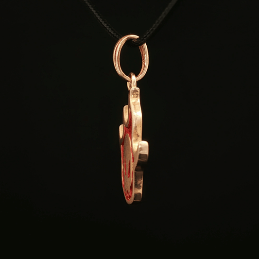 Bleach Pendant in Antique Bronze with Enamel - Le Dragon Argenté - Live Sale -