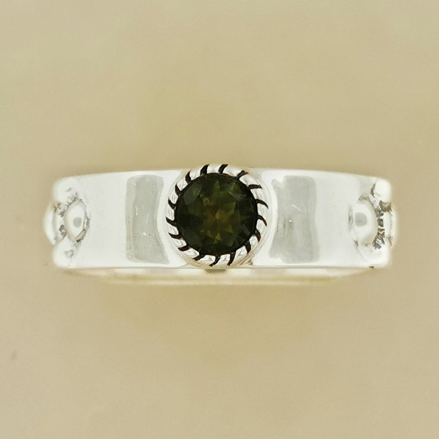 Braidless Howls Moving Castle Ring in Sterling Silver with Natural Gemstones - Le Dragon Argenté