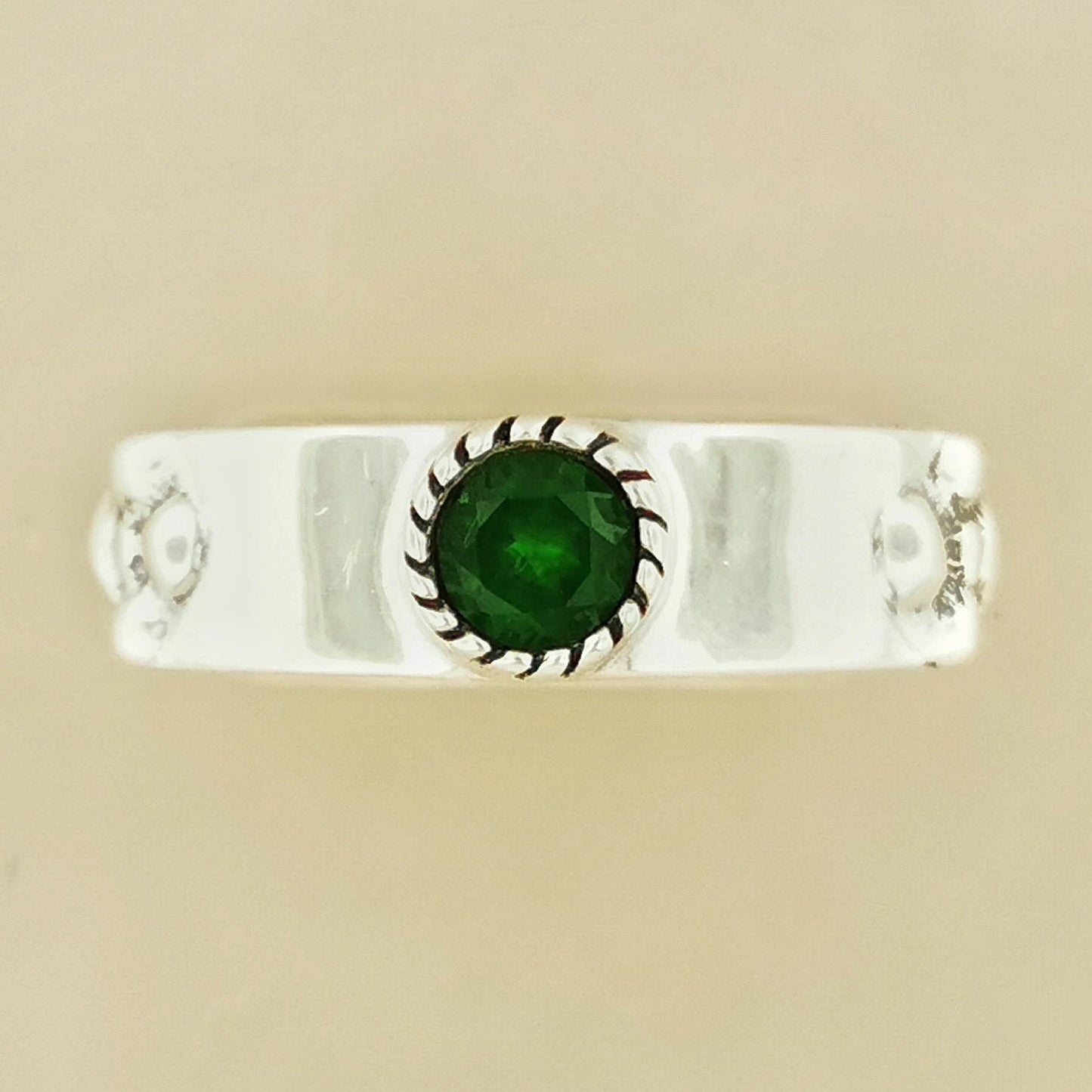 Braidless Howls Moving Castle Ring in Sterling Silver with Natural Gemstones - Le Dragon Argenté