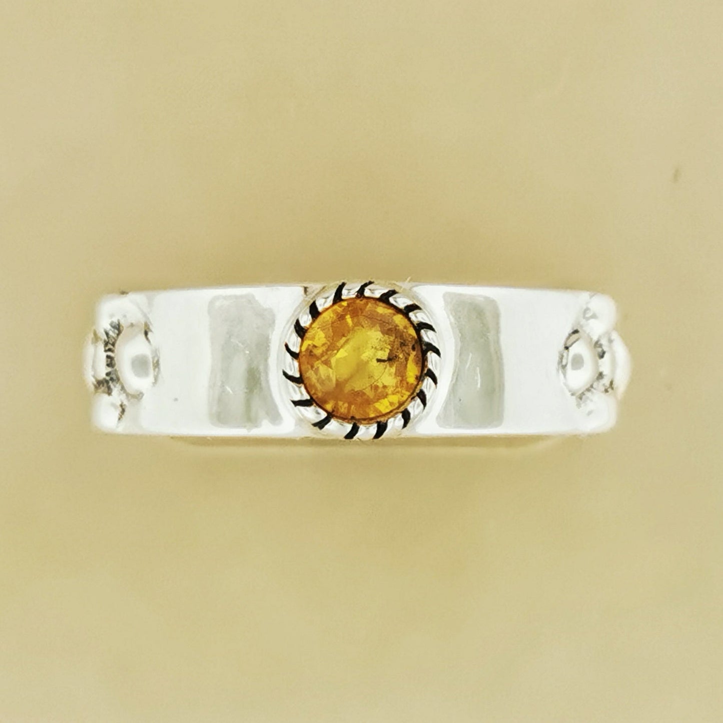 Braidless Howls Moving Castle Ring in Sterling Silver with Natural Gemstones - Le Dragon Argenté