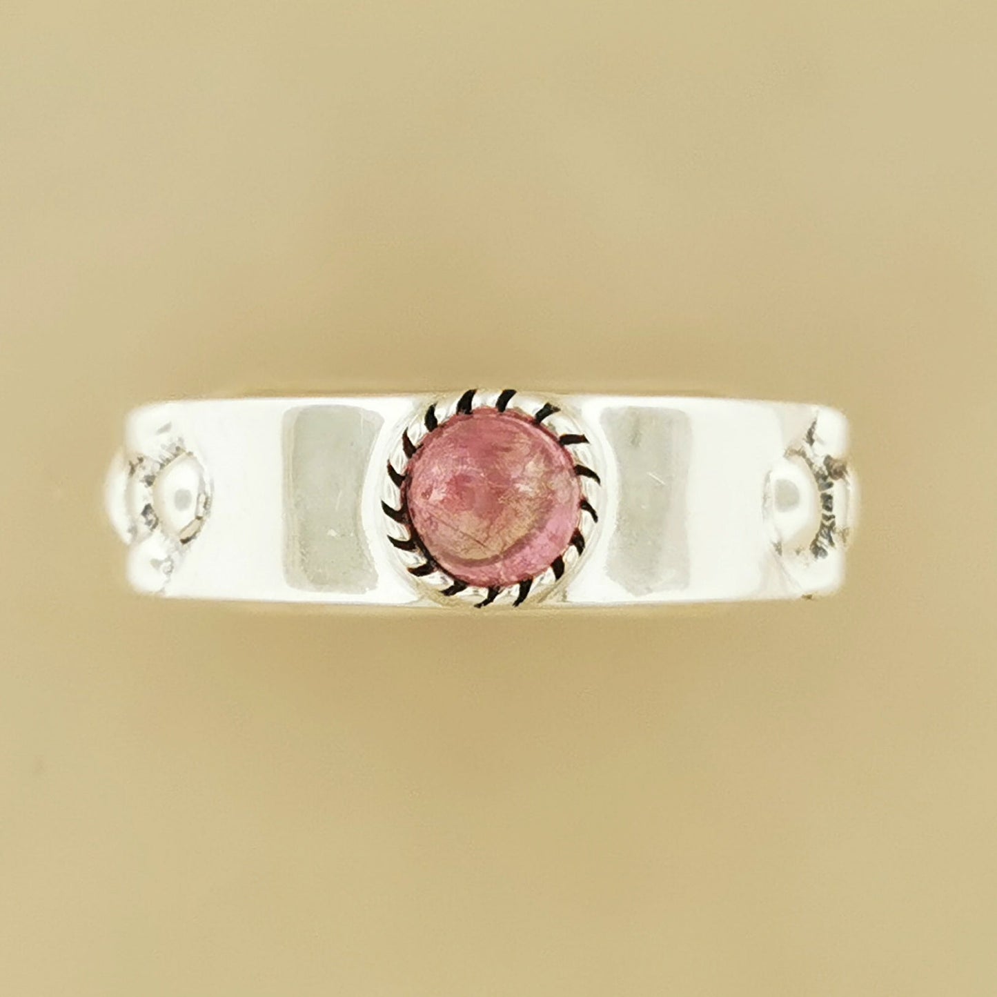 Braidless Howls Moving Castle Ring in Sterling Silver with Natural Gemstones - Le Dragon Argenté