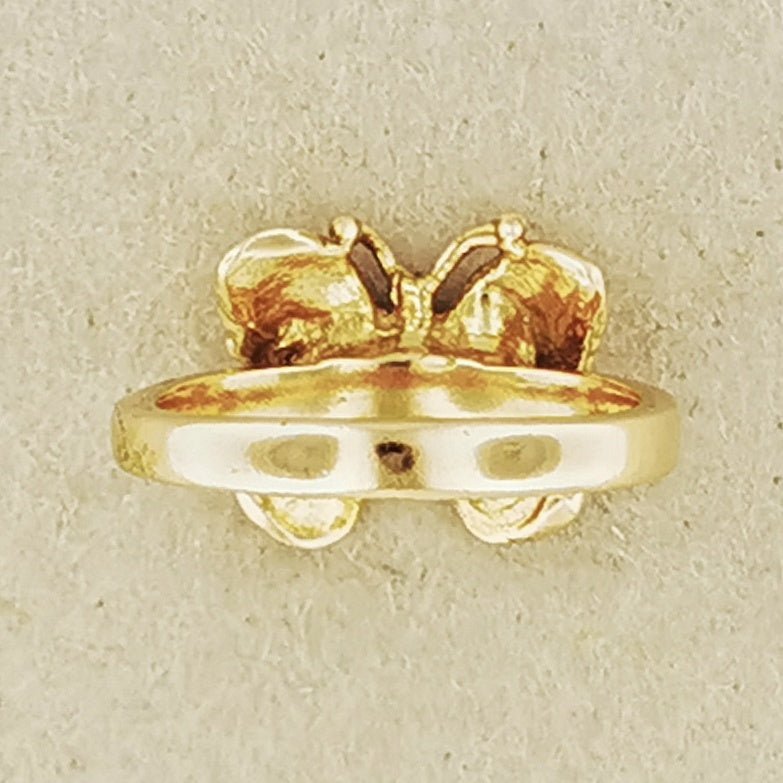 Butterfly Ring in Sterling Silver or Antique Bronze - Le Dragon Argenté