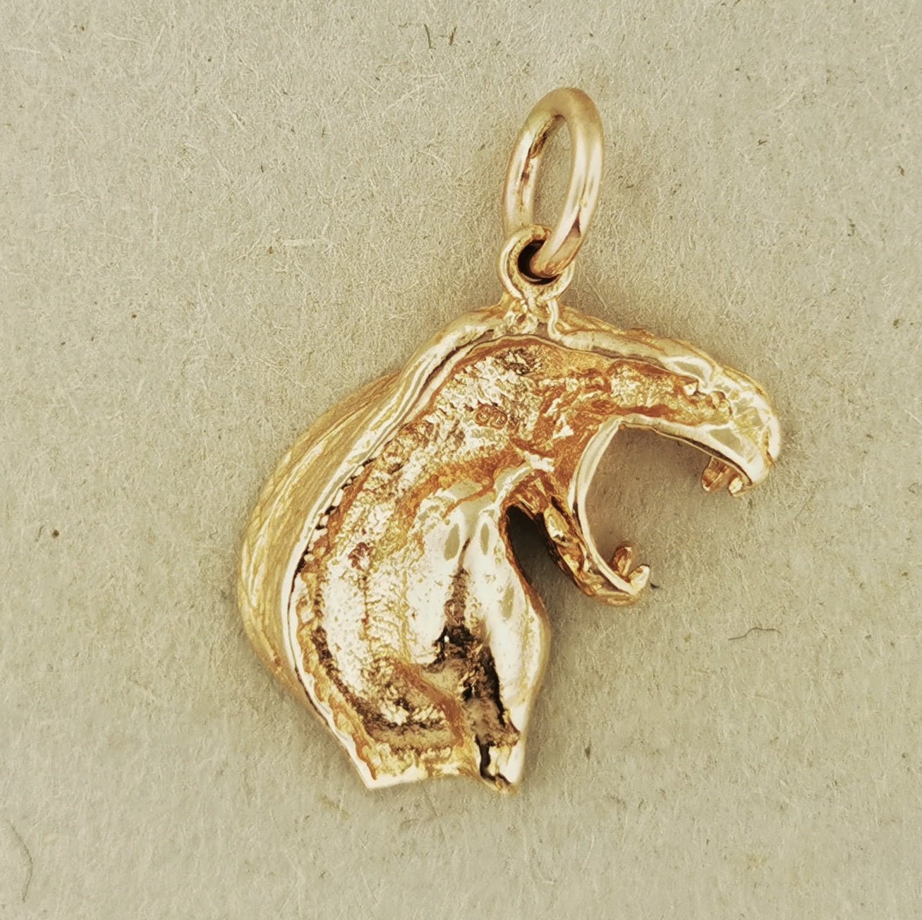 Cobra Head Pendant in Sterling Silver or Antique Bronze - Le Dragon Argenté