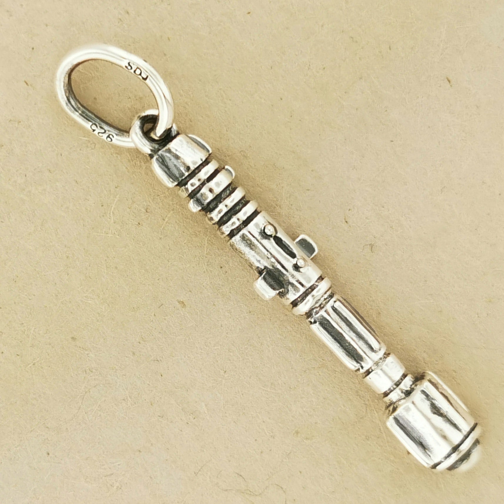 Dr. Who Sonic Screwdriver Pendant in Sterling Silver or Antique Bronze - Le Dragon Argenté