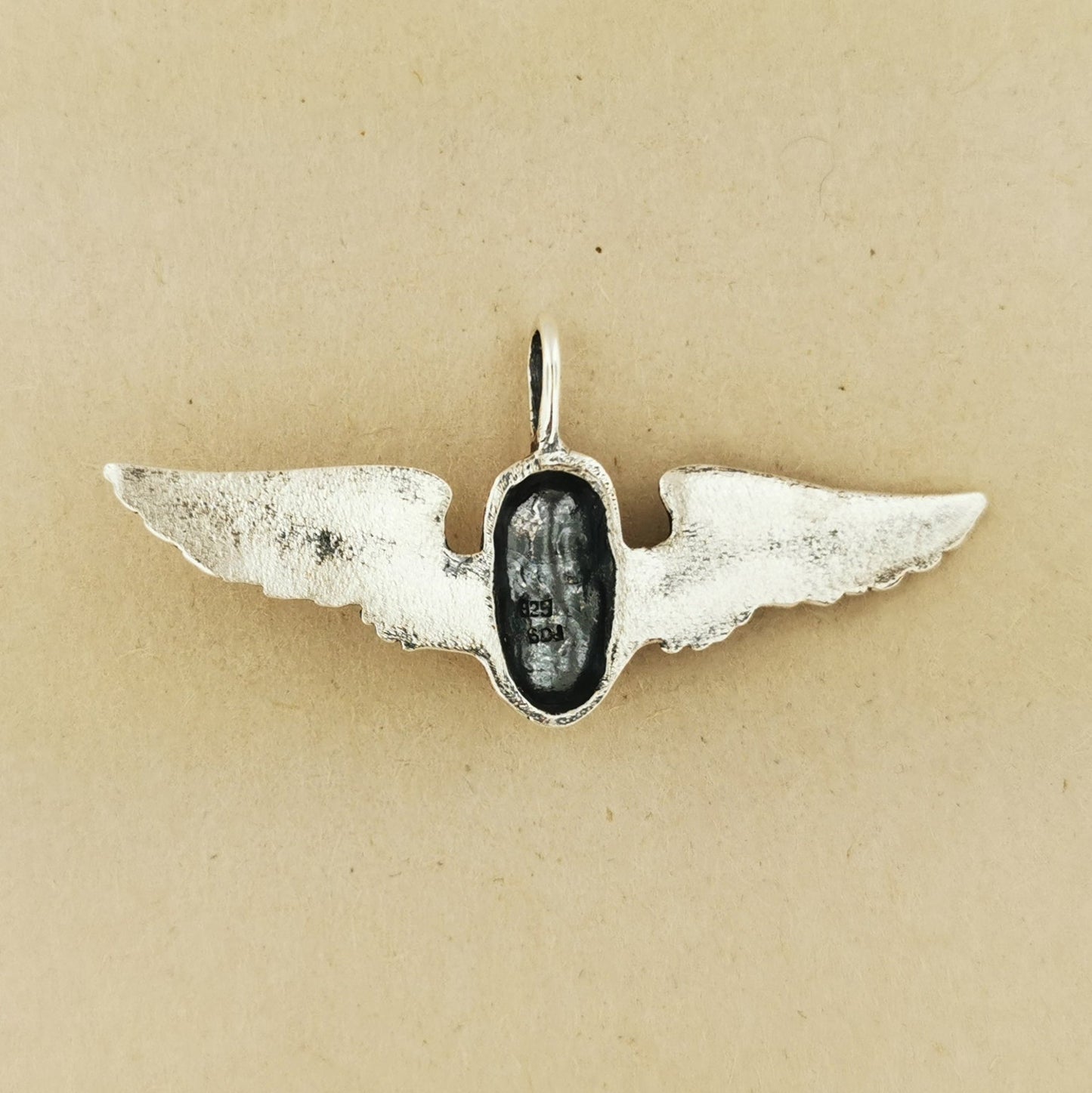 Egyptian Winged Scarab Pendant - Le Dragon Argenté