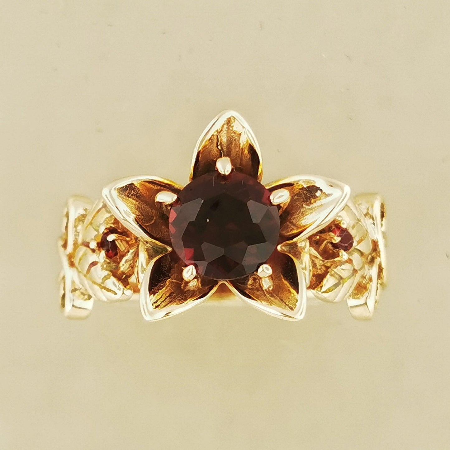 Elven Flower Birthstone Ring - Le Dragon Argenté