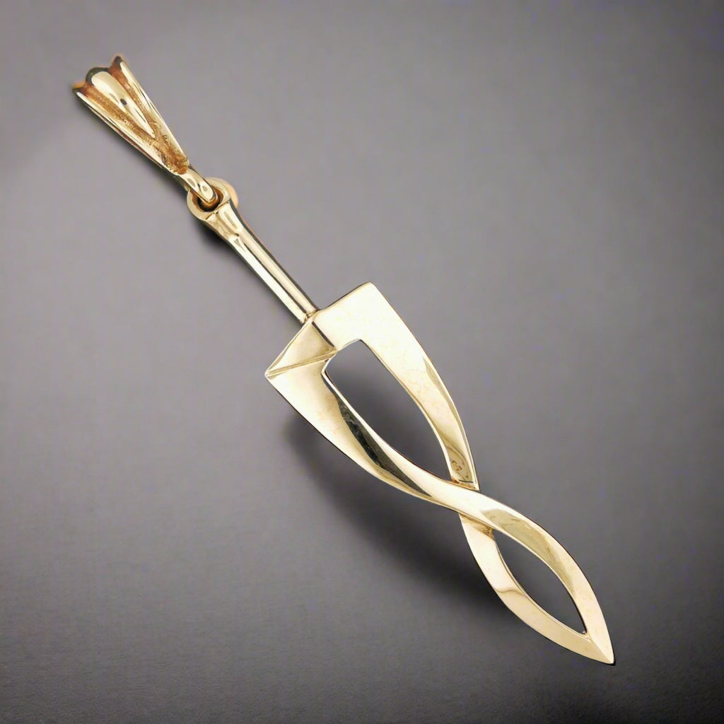 Fierce Deity’s Sword Pendant in Sterling Silver or Antique Bronze - Le Dragon Argenté