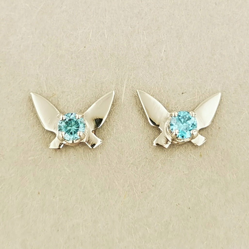 Gold Legend of Zelda Navi Fairy Earrings made to order - Le Dragon Argenté