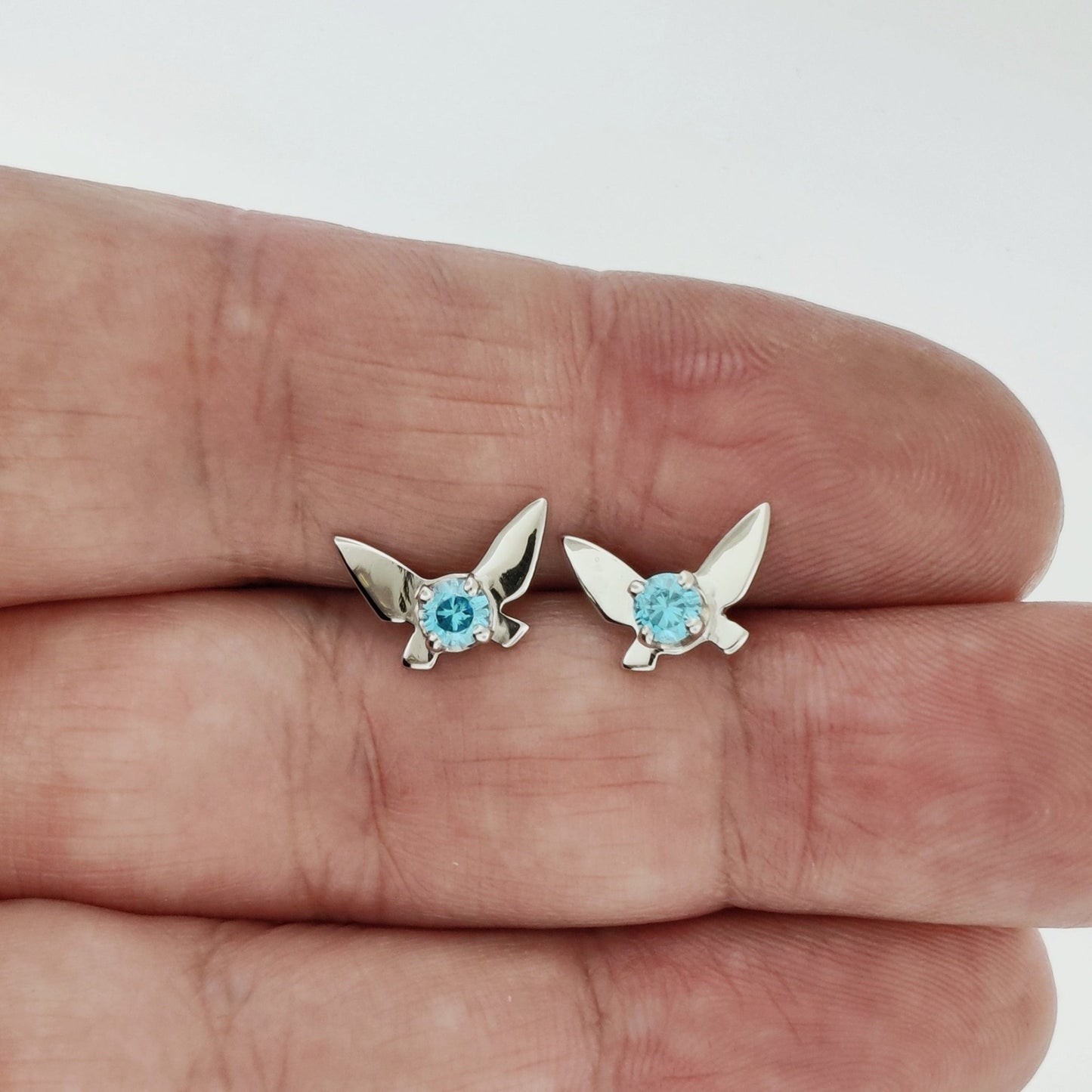 Gold Legend of Zelda Navi Fairy Earrings made to order - Le Dragon Argenté