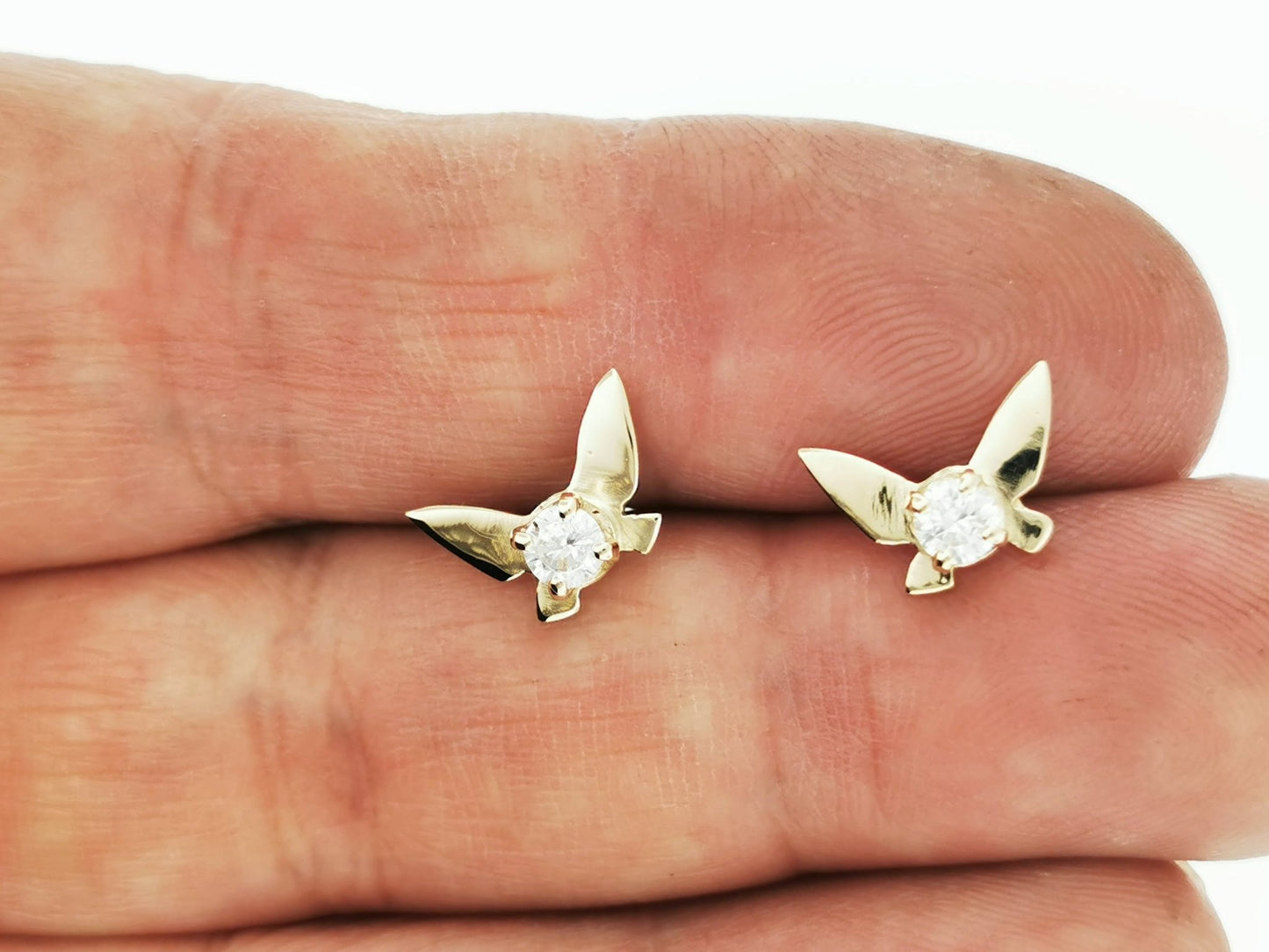 Gold Legend of Zelda Navi Fairy Earrings made to order - Le Dragon Argenté