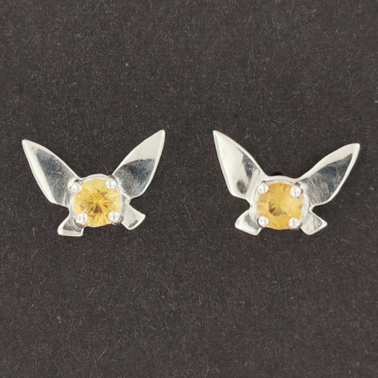 Gold Legend of Zelda Navi Fairy Earrings made to order - Le Dragon Argenté