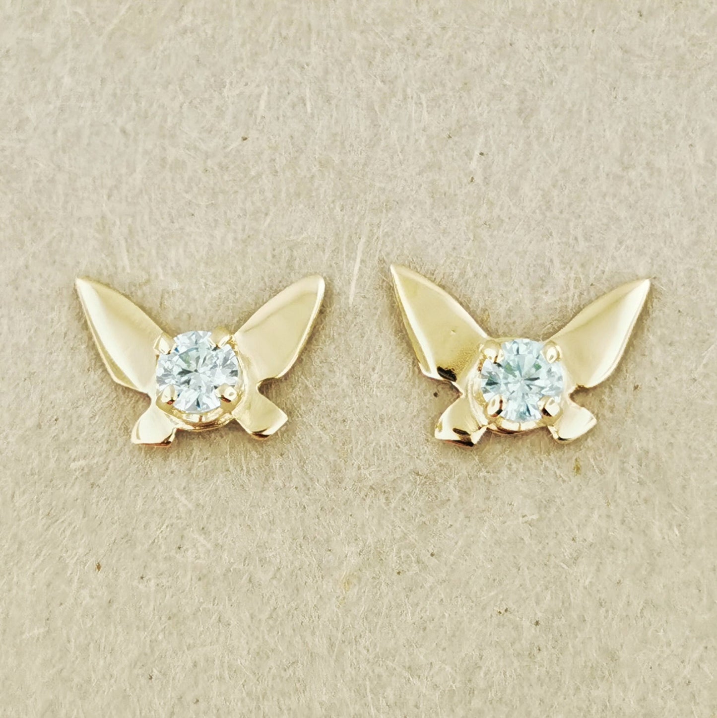 Gold Legend of Zelda Navi Fairy Earrings made to order - Le Dragon Argenté