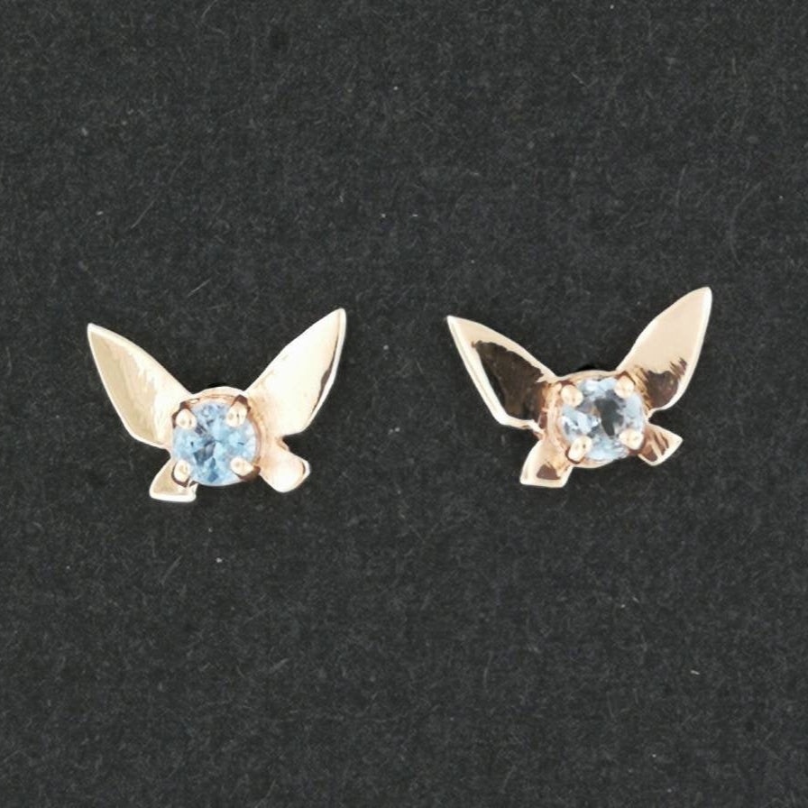 Gold Legend of Zelda Navi Fairy Earrings made to order - Le Dragon Argenté