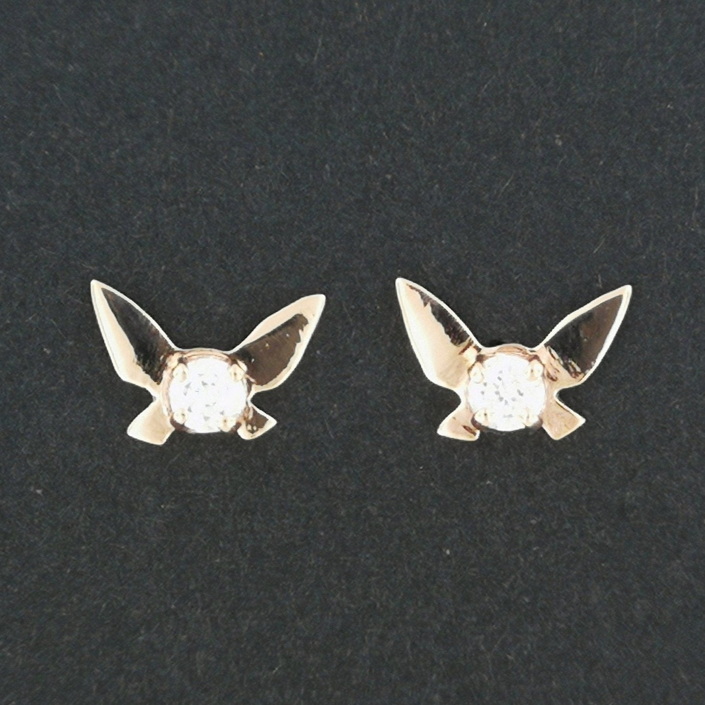 Gold Legend of Zelda Navi Fairy Earrings made to order - Le Dragon Argenté