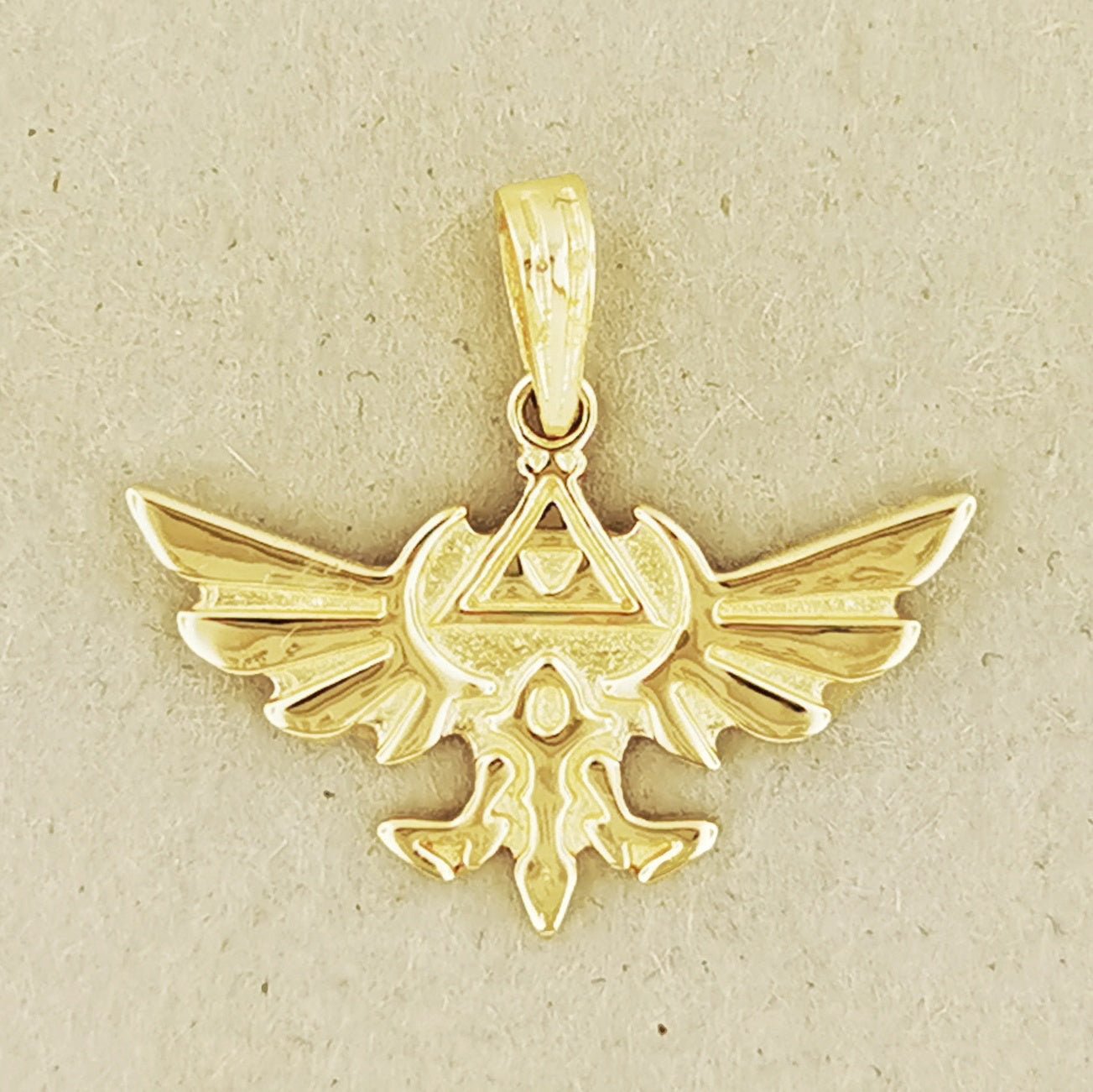 Gold Legend of Zelda Pendant Made to Order - Le Dragon Argenté
