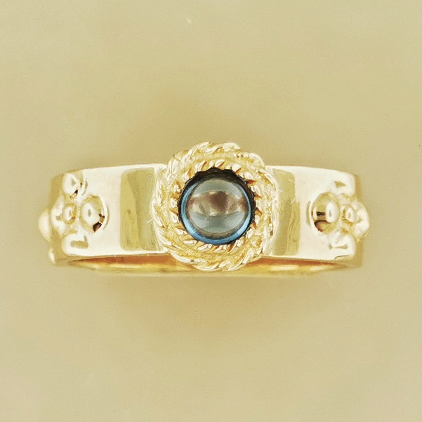 Howls Moving Castle Ring in Antique Bronze with Imitation Birthstone - Le Dragon Argenté