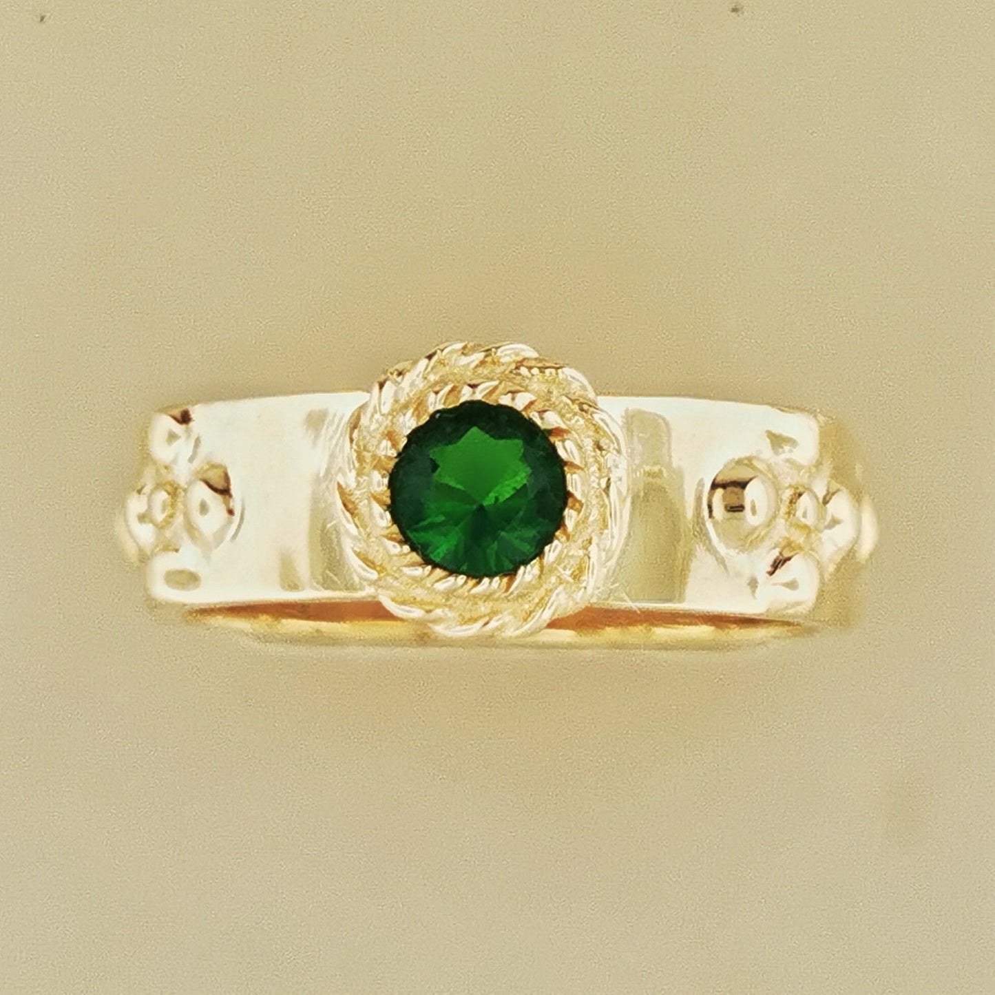 Howls Moving Castle Ring in Antique Bronze with Imitation Birthstone - Le Dragon Argenté