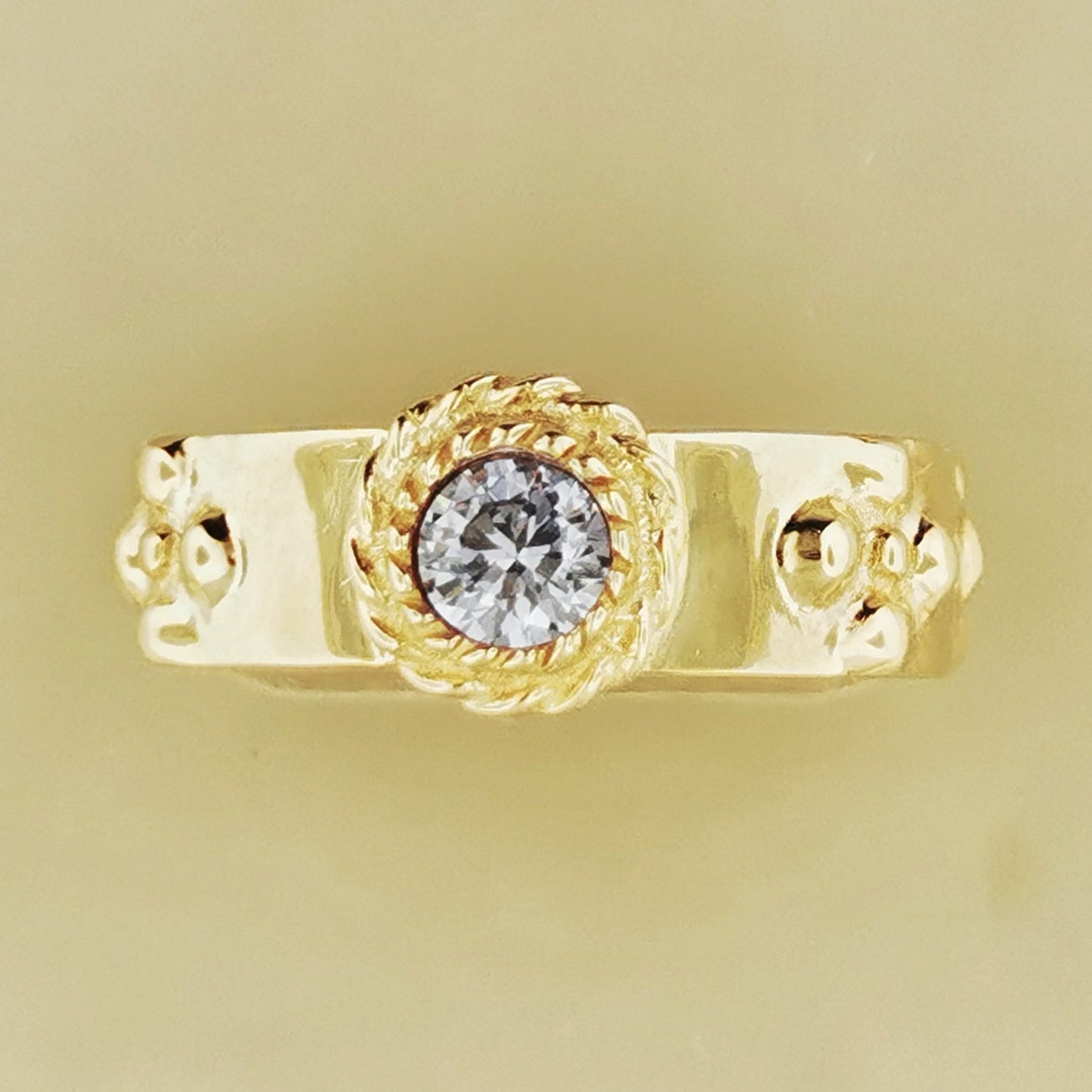 Howls Moving Castle Ring in Antique Bronze with Imitation Birthstone - Le Dragon Argenté