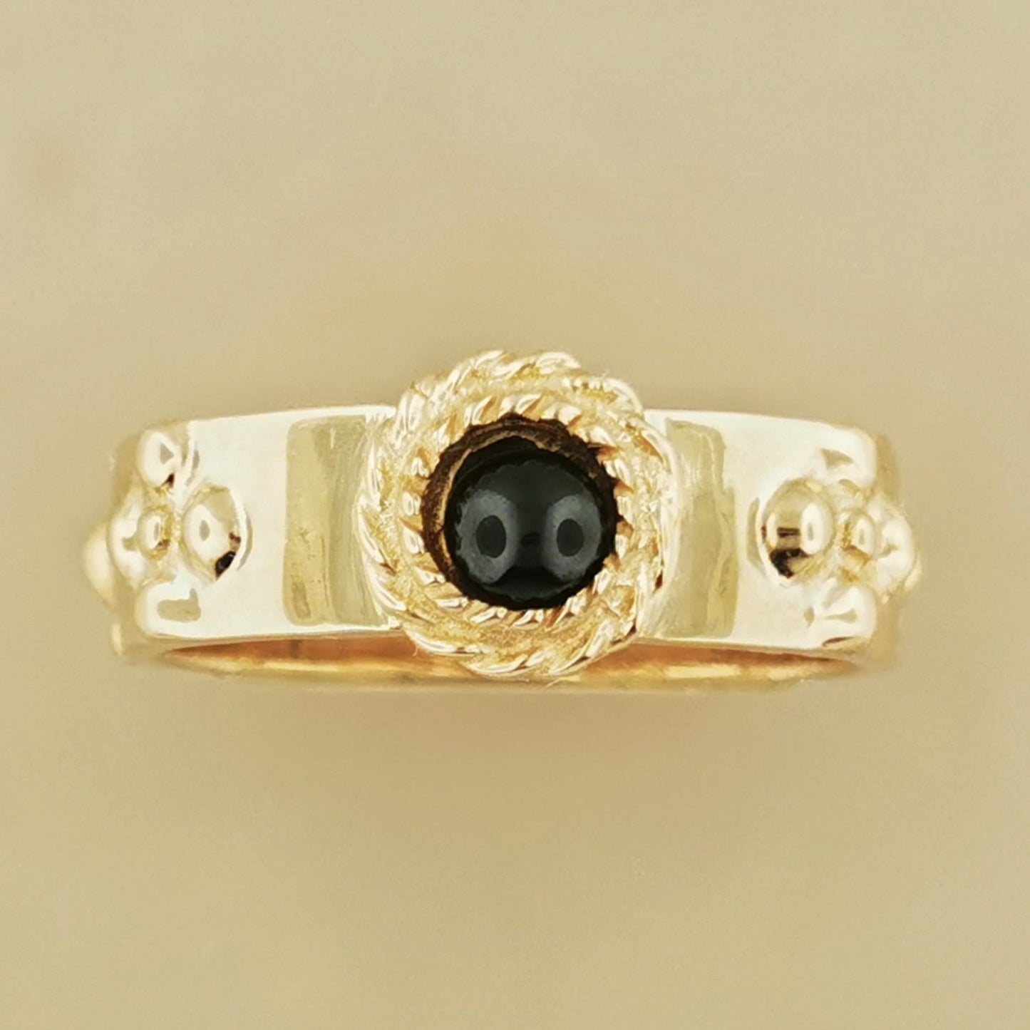 Howls Moving Castle Ring in Antique Bronze with Imitation Birthstone - Le Dragon Argenté