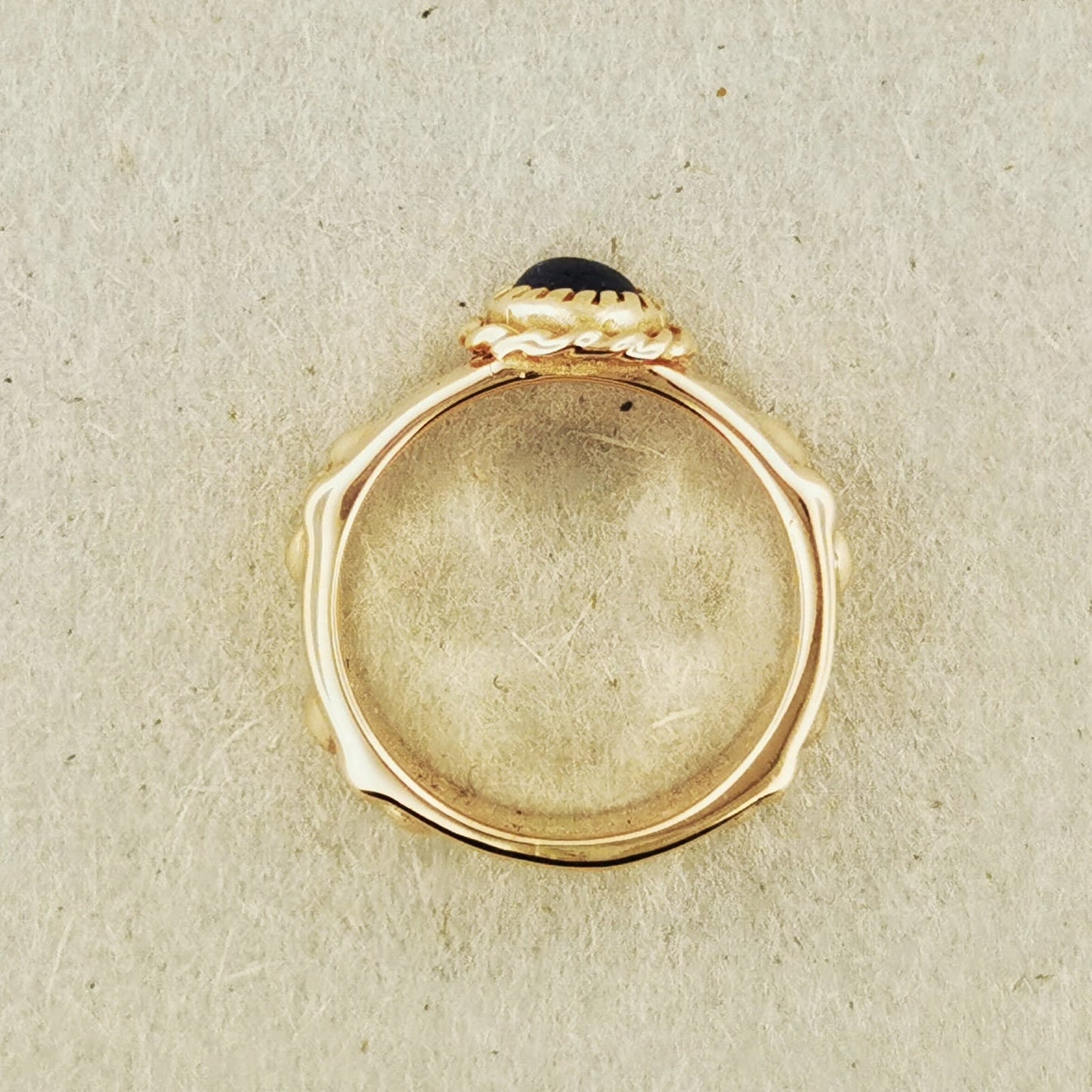 Howls Moving Castle Ring in Antique Bronze with Imitation Birthstone - Le Dragon Argenté