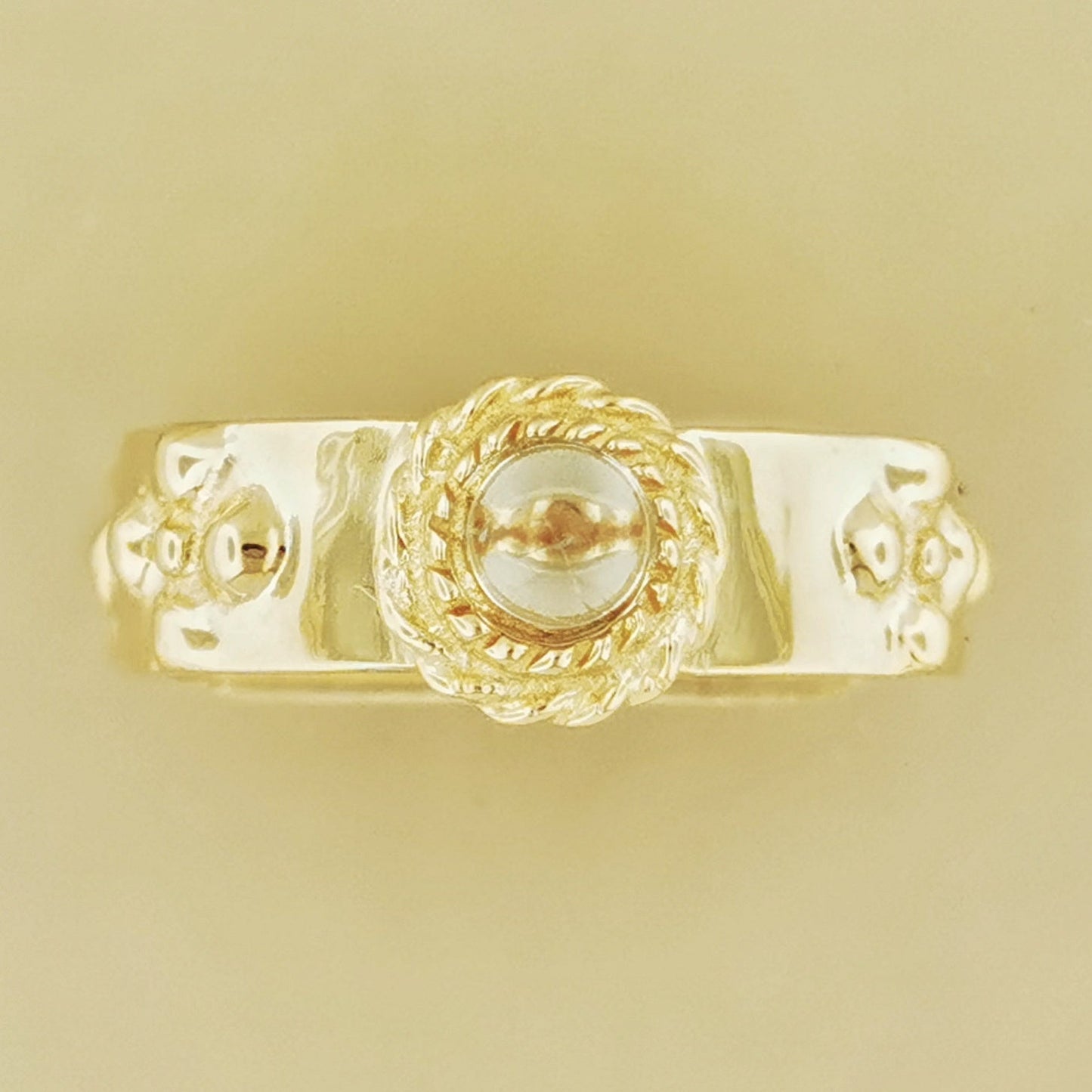 Howls Moving Castle Ring in Antique Bronze with Natural Gemstones - Le Dragon Argenté