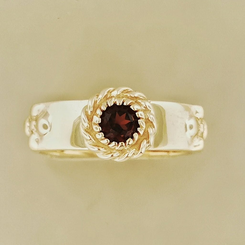 Howls Moving Castle Ring in Antique Bronze with Natural Gemstones - Le Dragon Argenté