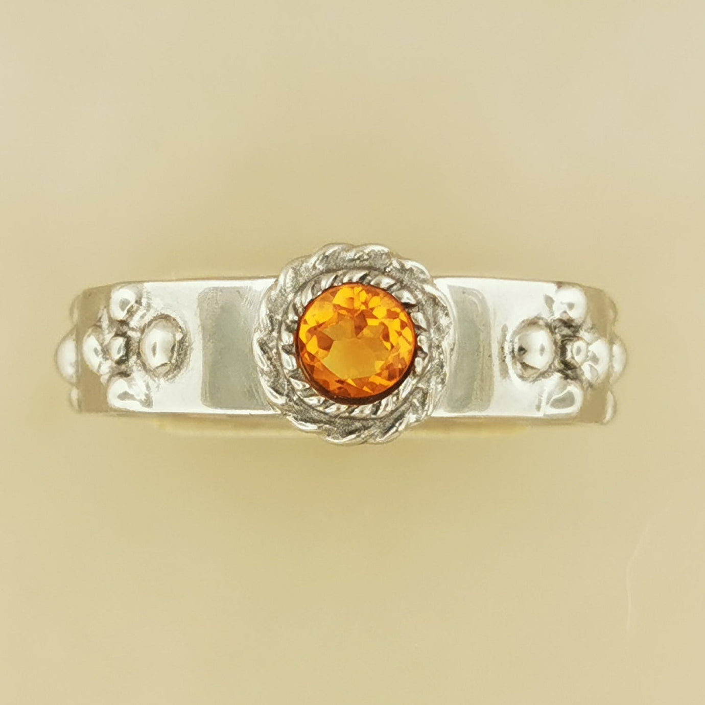 Howls Moving Castle Ring in Stainless Steel with Natural Gemstone - Le Dragon Argenté