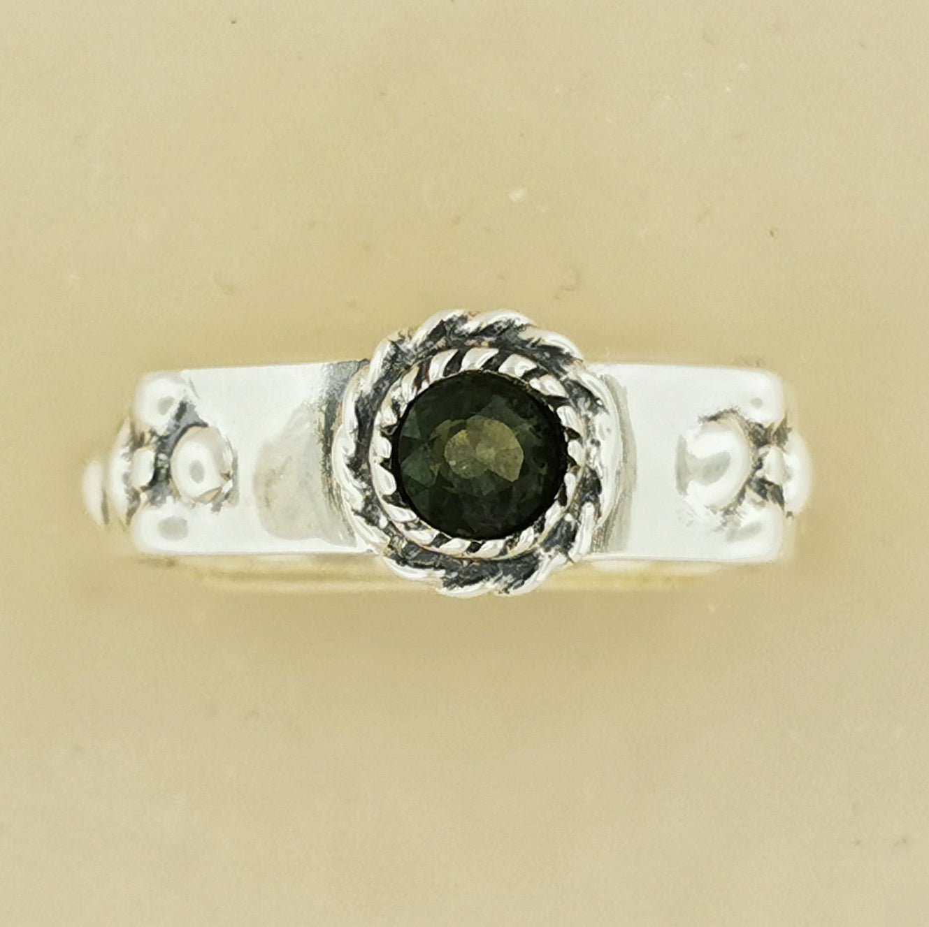 Howls Moving Castle Ring in Sterling Silver with Fancy Colour Sapphires - Le Dragon Argenté