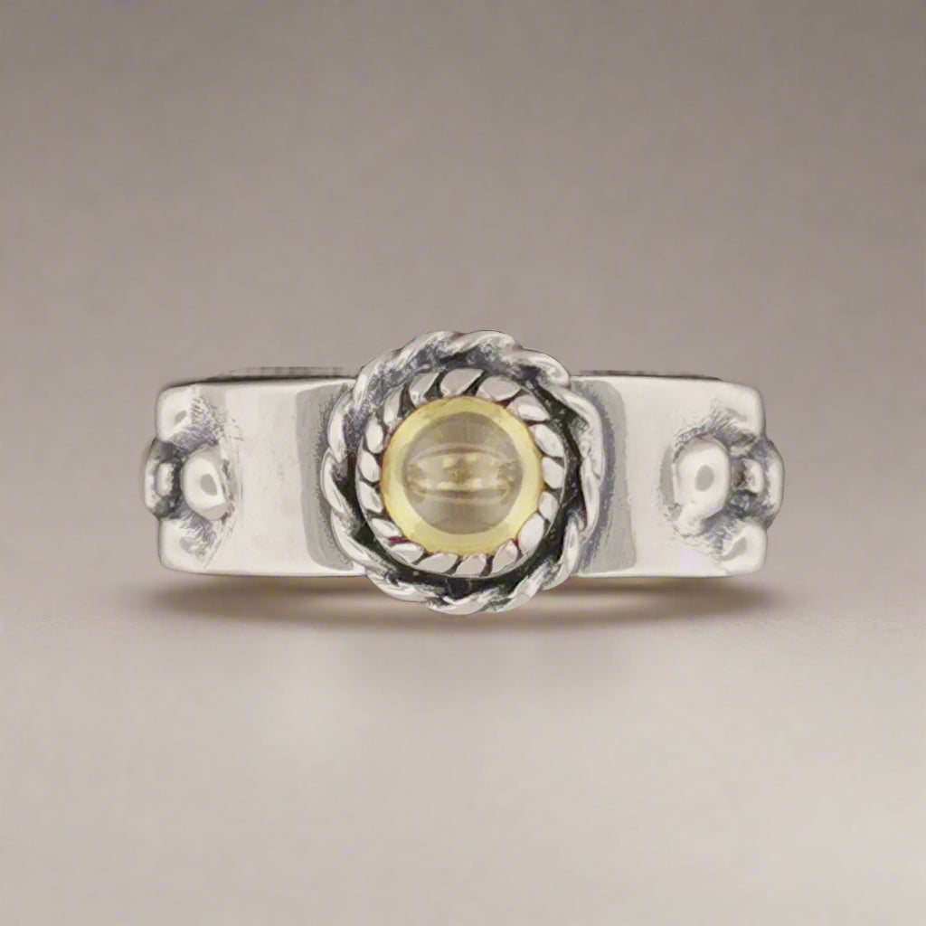 Howls Moving Castle Ring in Sterling Silver with Imitation Birthstone - Le Dragon Argenté
