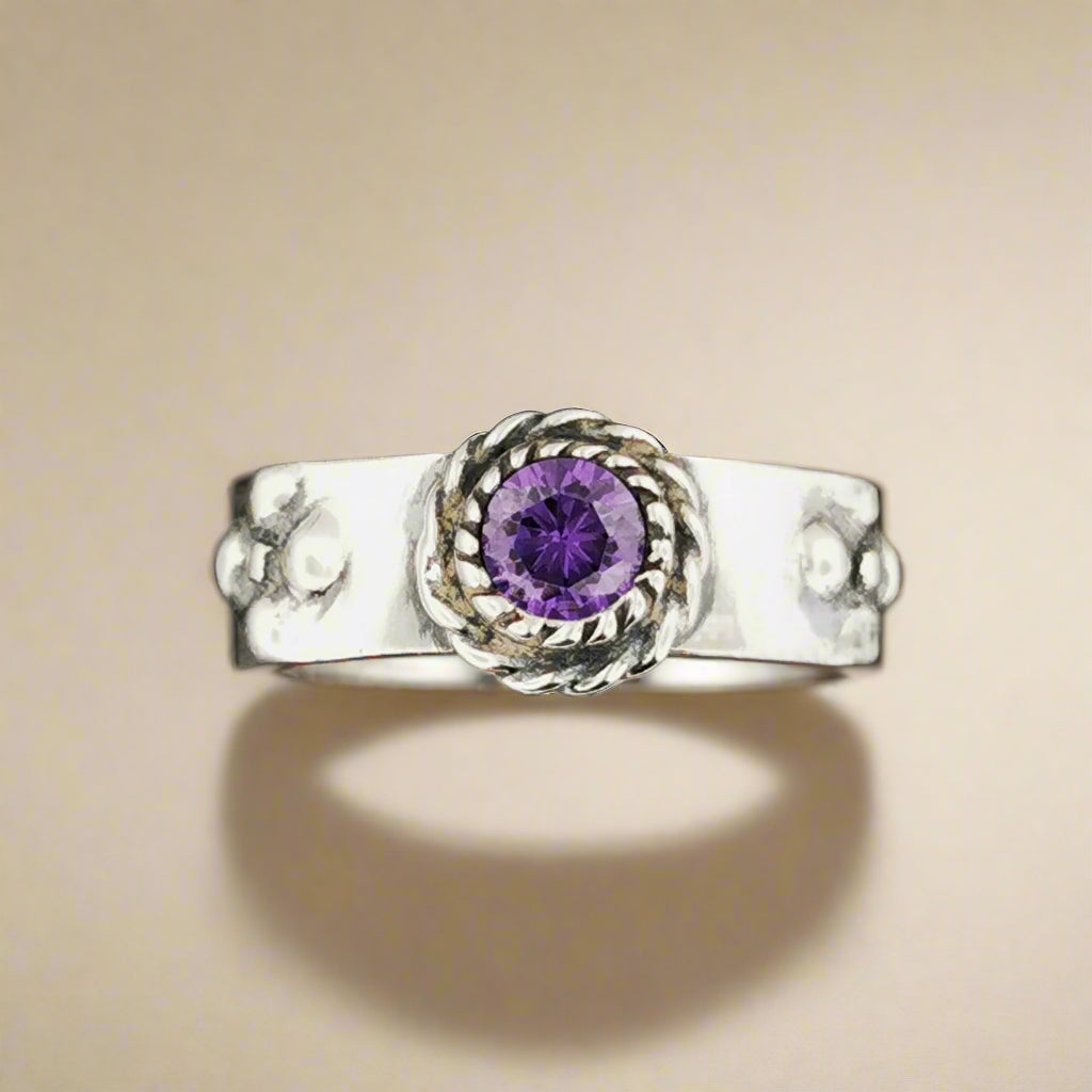 Howls Moving Castle Ring in Sterling Silver with Imitation Birthstone - Le Dragon Argenté
