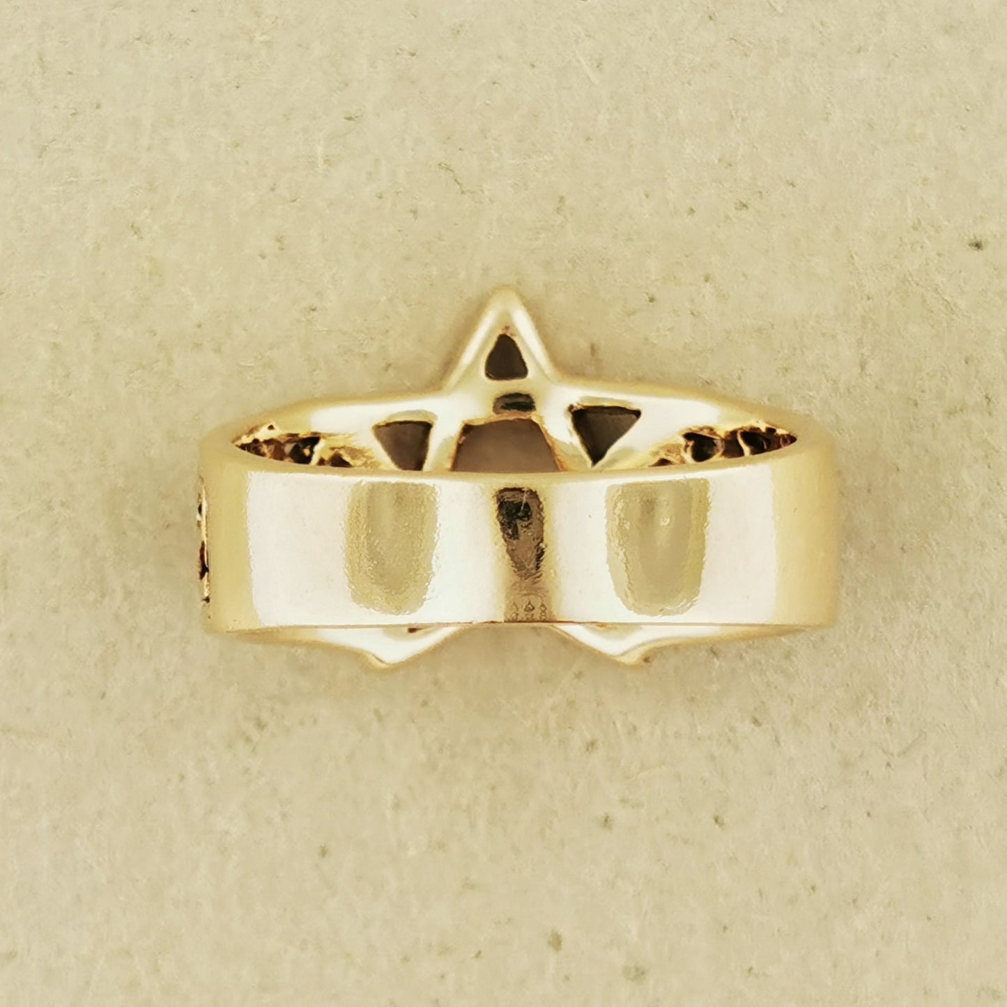 Knotwork Pentagram Ring in Sterling Silver or Antique Bronze - Le Dragon Argenté