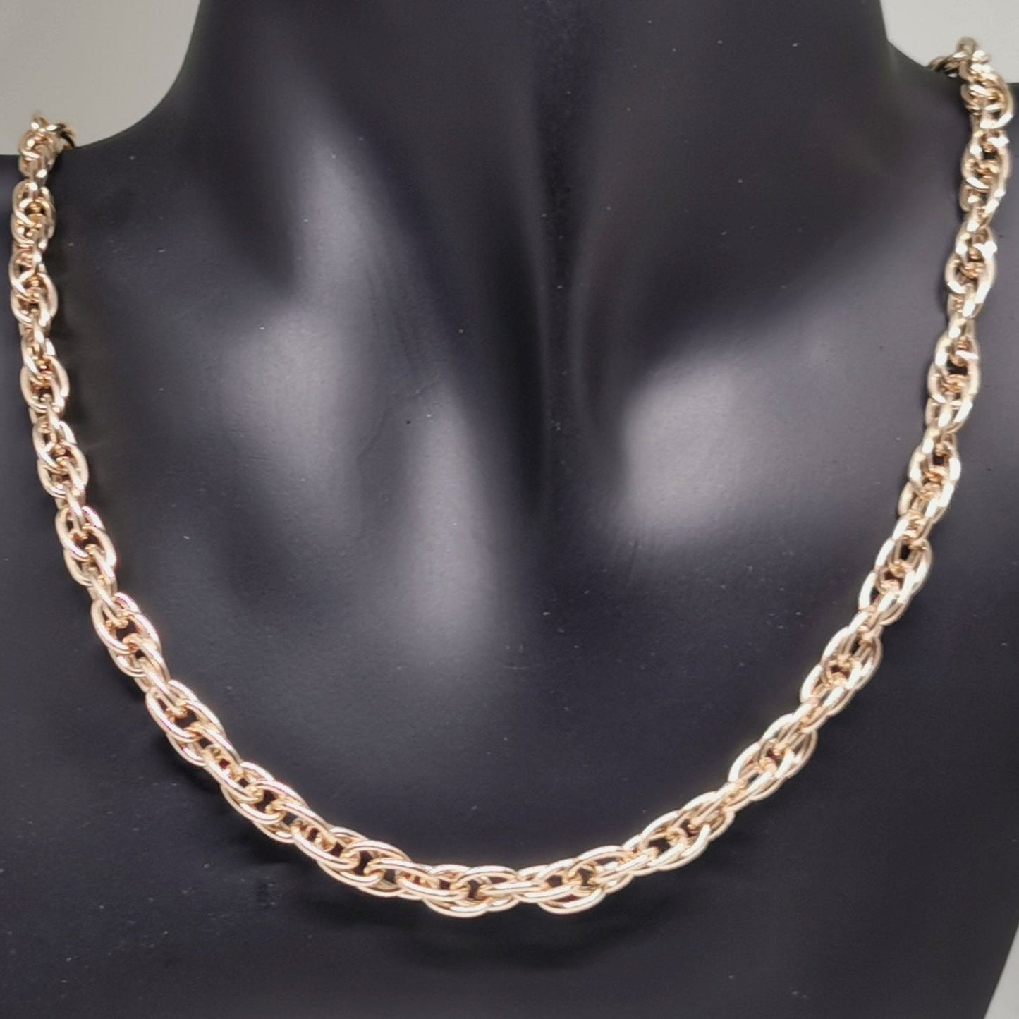 Large Antique Bronze 5.6mm Rope Chain made to order - Le Dragon Argenté