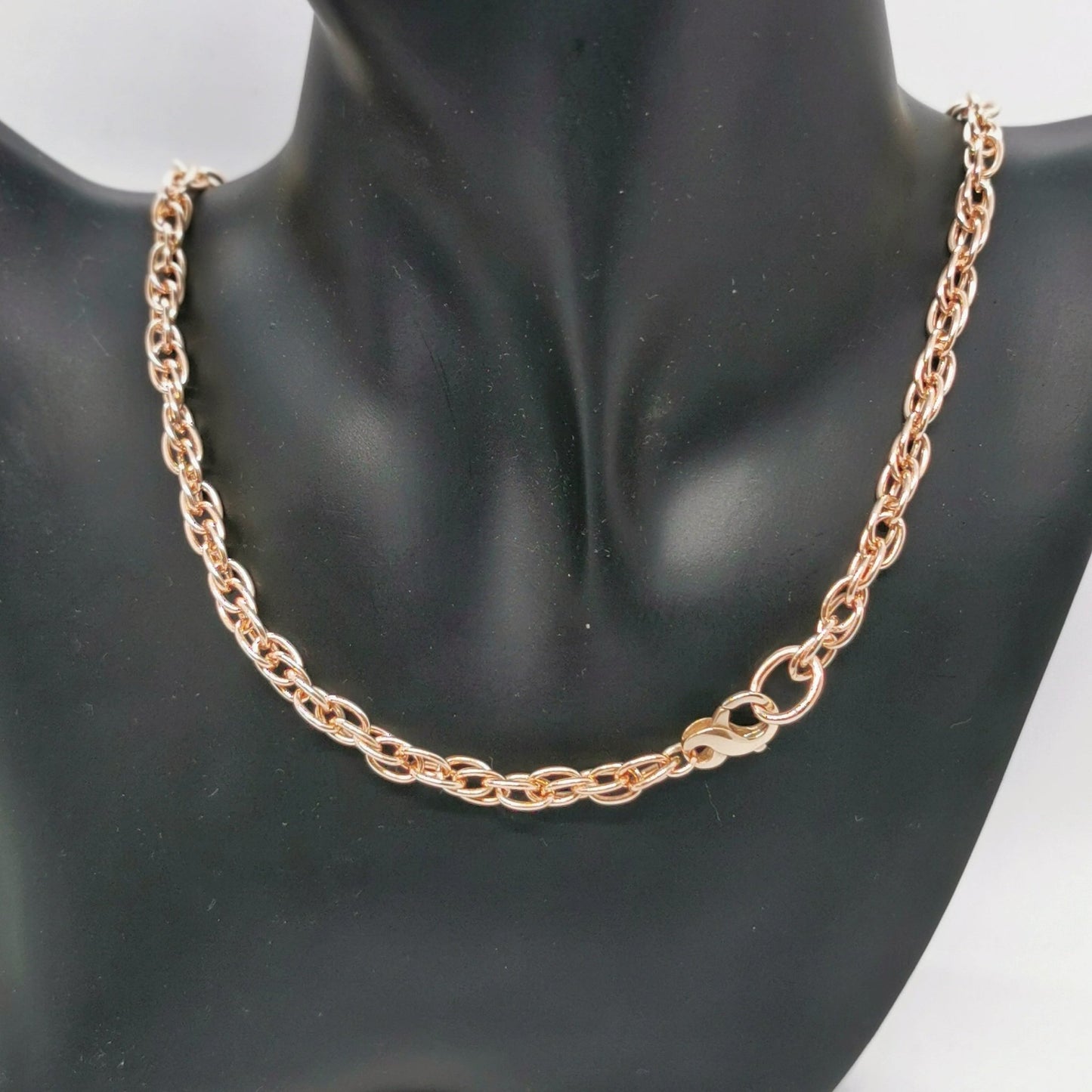 Large Antique Bronze 5.6mm Rope Chain made to order - Le Dragon Argenté