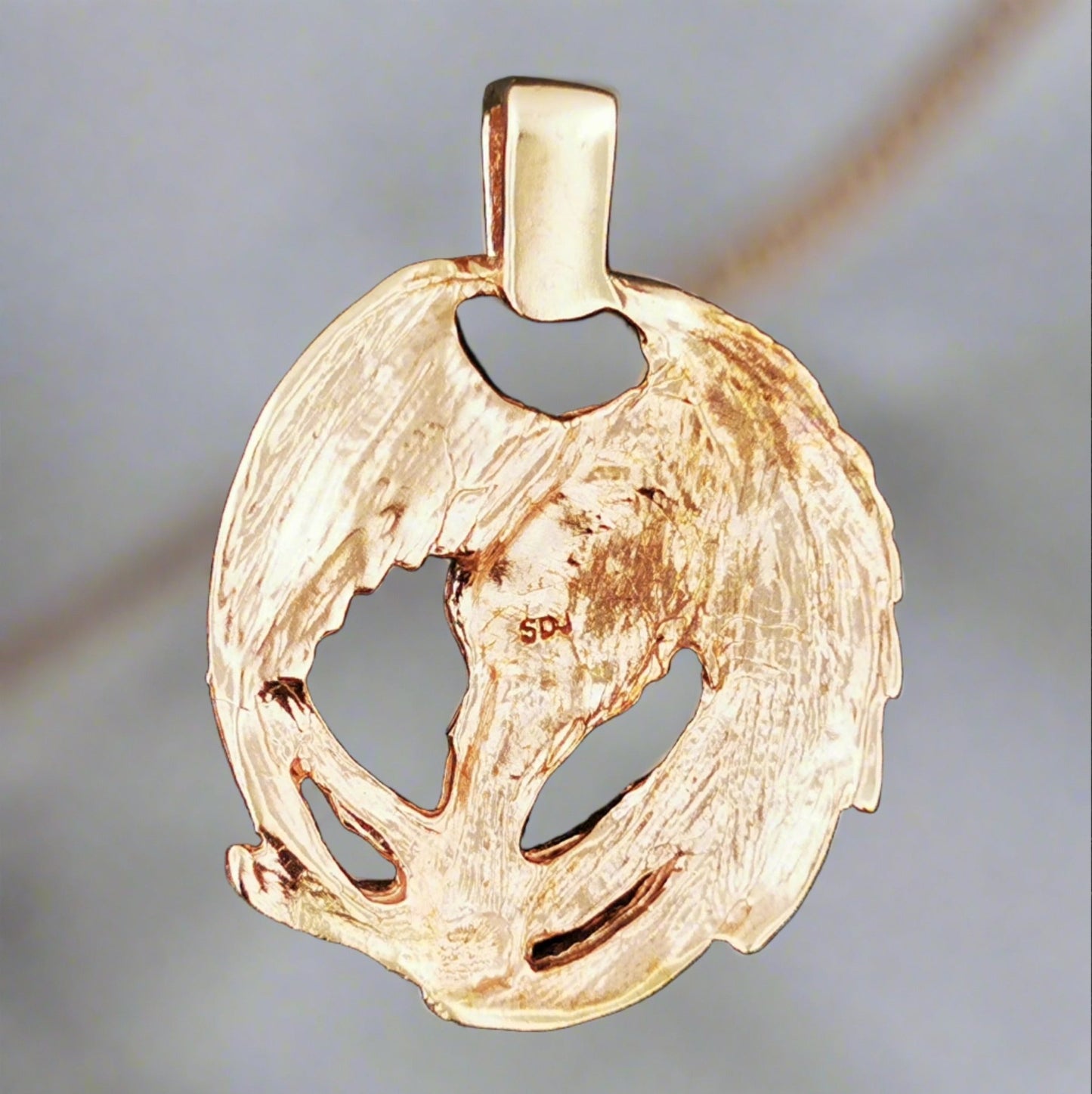 Large Raven Pendant in Sterling Silver or Antique Bronze - Le Dragon Argenté