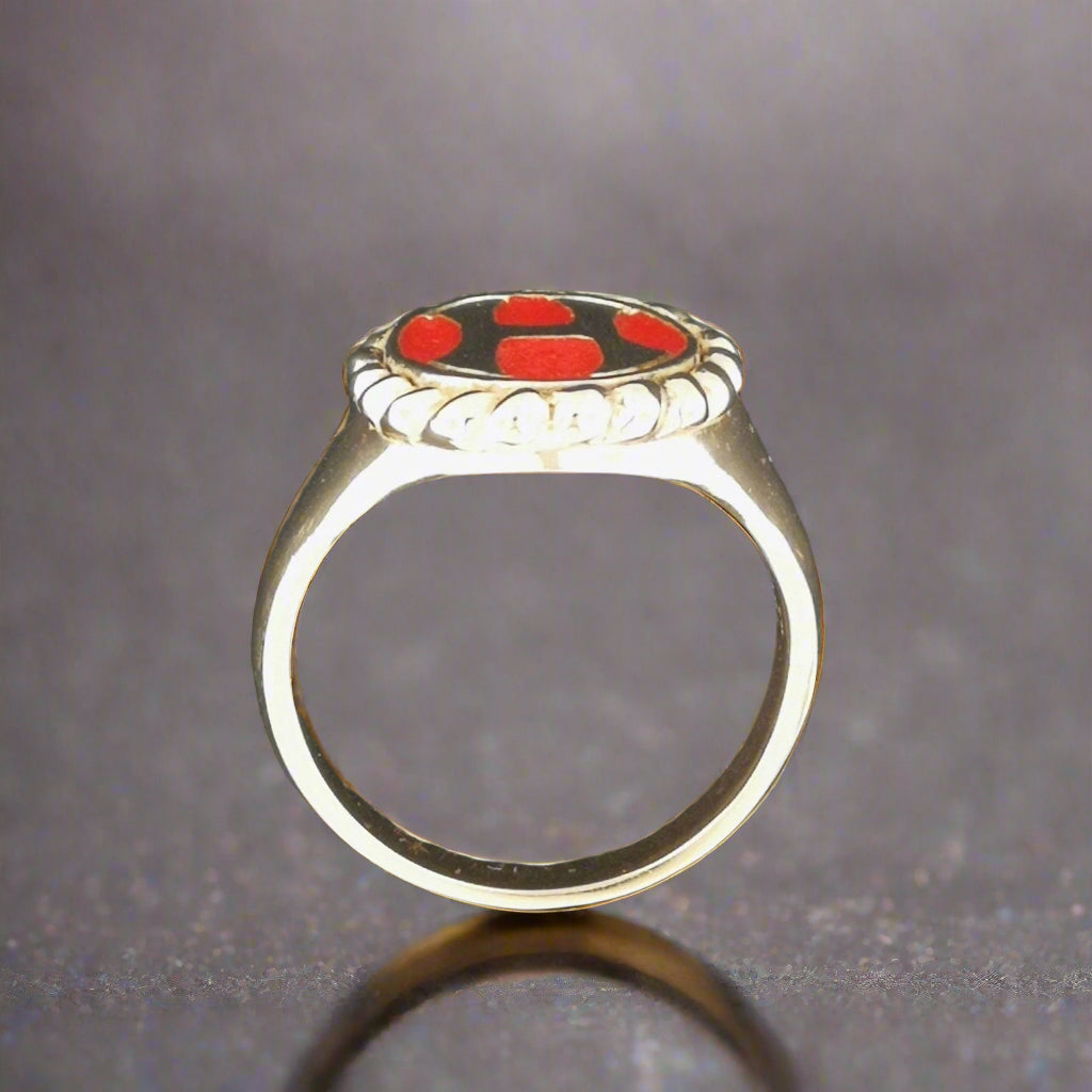 Mighty Hercules Ring in Sterling Silver or Antique Bronze - Le Dragon Argenté