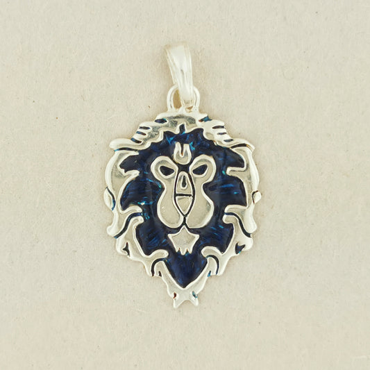 WoW Aliance Lion Pendant in Sterling Silver or Antique Bronze, Silver WOW Pendant, Bronze WOW Pendant, Video Game Pendants, Bronze Lion Pendant, Silver Lion Pendant, Blue Lion Pendant, Red Lion Pendant, Silver WOW Jewelry, Bronze WOW Jewelry, Silver WOW Jewellery, Bronze WOW Jewellery, World Of Warcraft Pendant, World of Warcraft Jewelry, World of Warcraft Jewellery