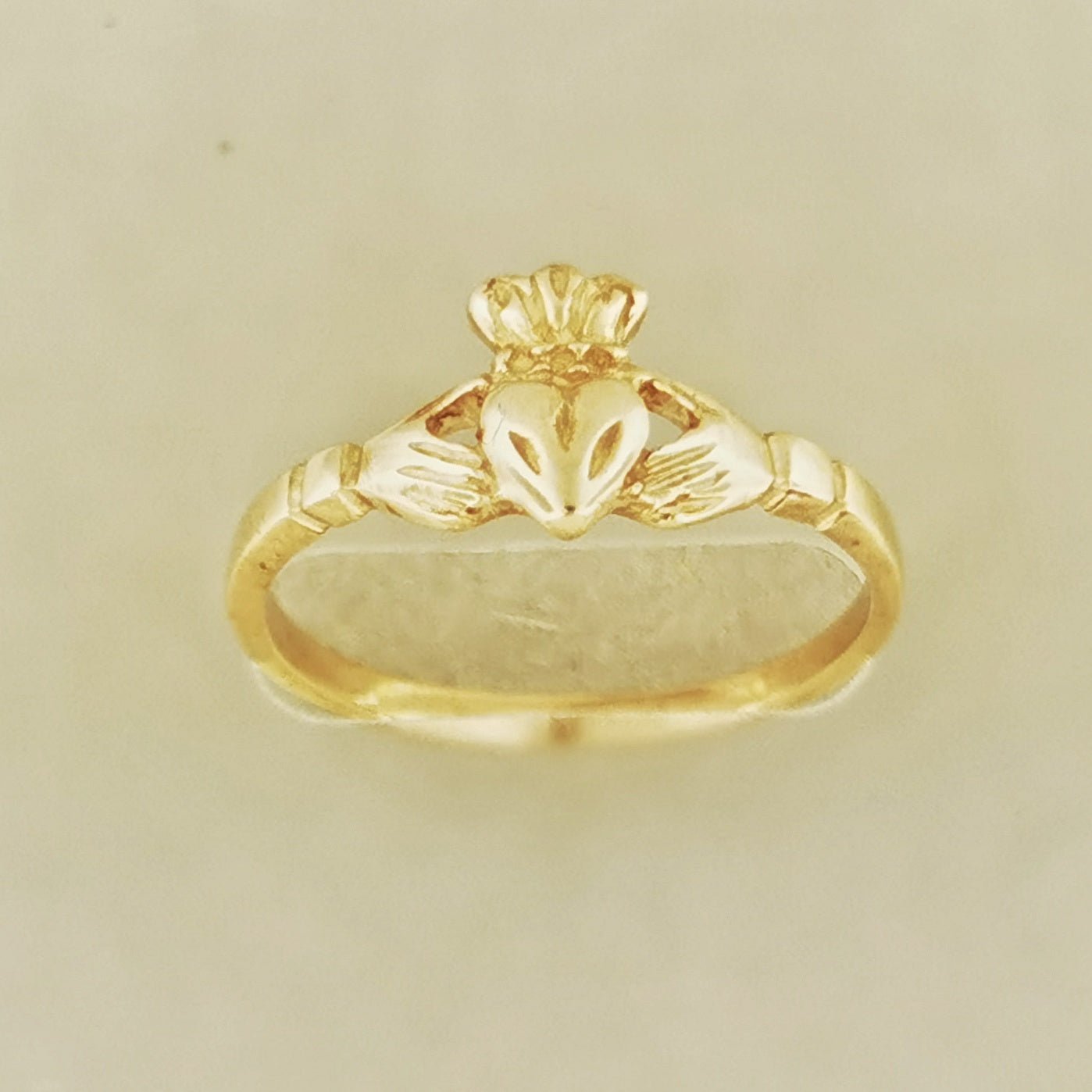 Small Claddagh Ring in Sterling Silver or Antique Bronze - Le Dragon Argenté