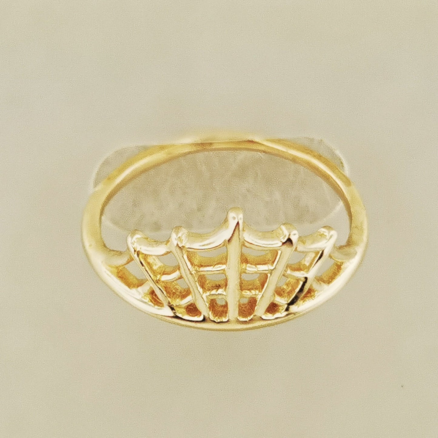 Spiderweb Ring in Antique Bronze - Le Dragon Argenté