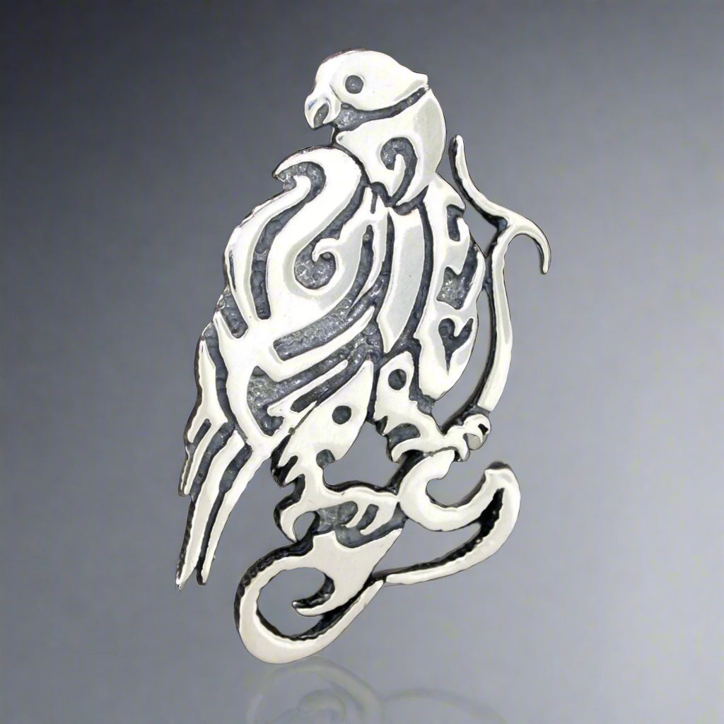 Tribal Animal Pendant in Sterling Silver or Antique Bronze - Le Dragon Argenté