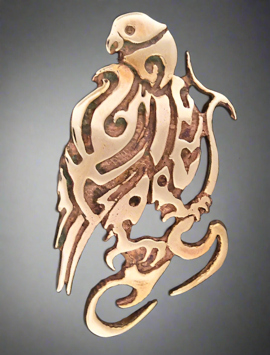 Tribal Animal Pendant in Sterling Silver or Antique Bronze - Le Dragon Argenté
