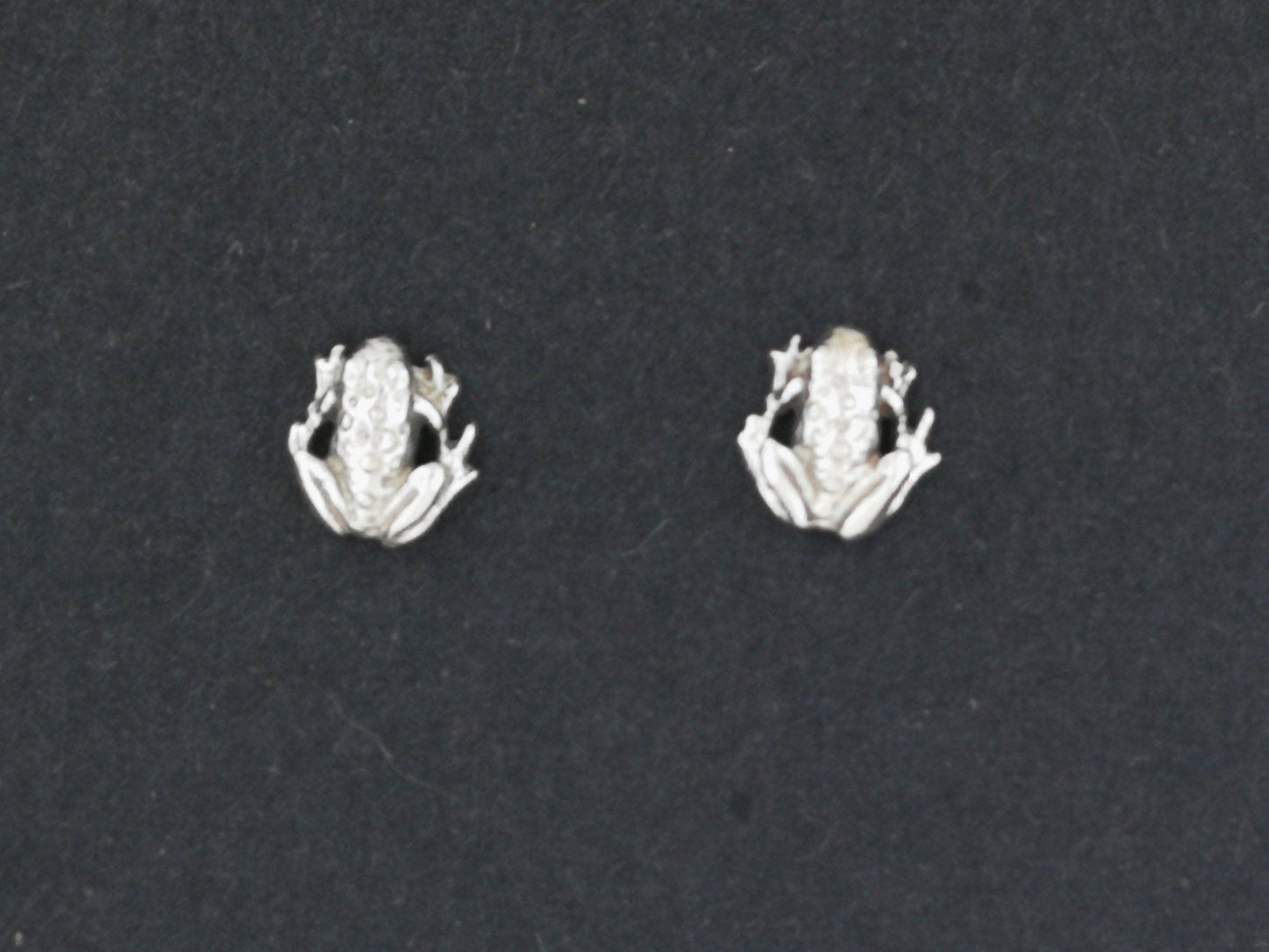 Gold Frog Earrings Made to Order - Le Dragon Argenté - animal earrings - animal jewelery - animal stud earrings