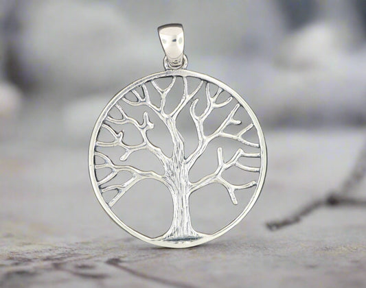 Tree of Life Pendant in Sterling Silver or Antique Bronze, Yggdrasil Tree Pendant, Wicca Silver Jewelry, Silver Wican Jewelry, Bronze Wiccan Jewelry, Silver Pagan Pendant, Bronze Pagan Pendant, Silver Esoteric Jewelry, Bronze Esoteric Jewelry, Silver Tree Of Life Pendant, Bronze Tree Of Life Pendant, Yggdrasil Silver Pendant, Yggdrasil Bronze Pendant, Silver Witch Pendant, Bronze Witch Pendant