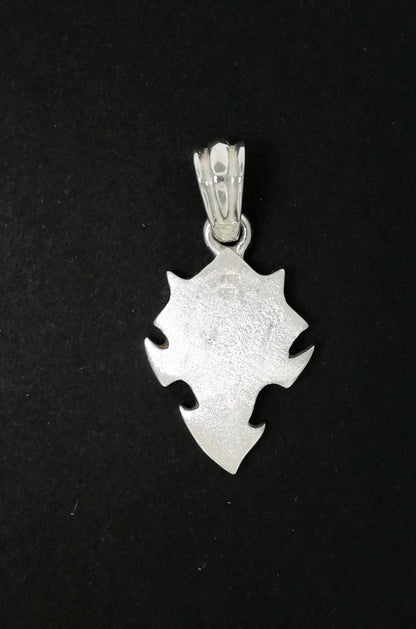 Horde pendant in Sterling Silver, World Of Warcraft Pendant, WoW Pendant, Video Game Pendant, gamer geek jewelry, world of warcraft jewelry, world of warcraft cosplay, silver warcraft jewelry, video game jewelry, gamer pendant, cosplay pendant
