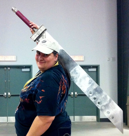 Myself carying around a FFVII Buster Sword